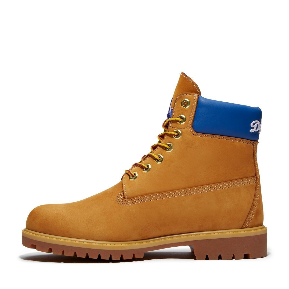Timberland Heritage Premium 6-Inch "Los Angeles Dodgers" Men's Waterproof Boot - WHEAT