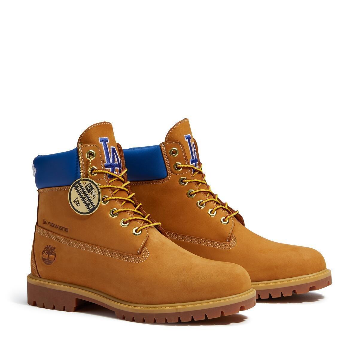 Timberland Heritage Premium 6-Inch "Los Angeles Dodgers" Men's Waterproof Boot - WHEAT