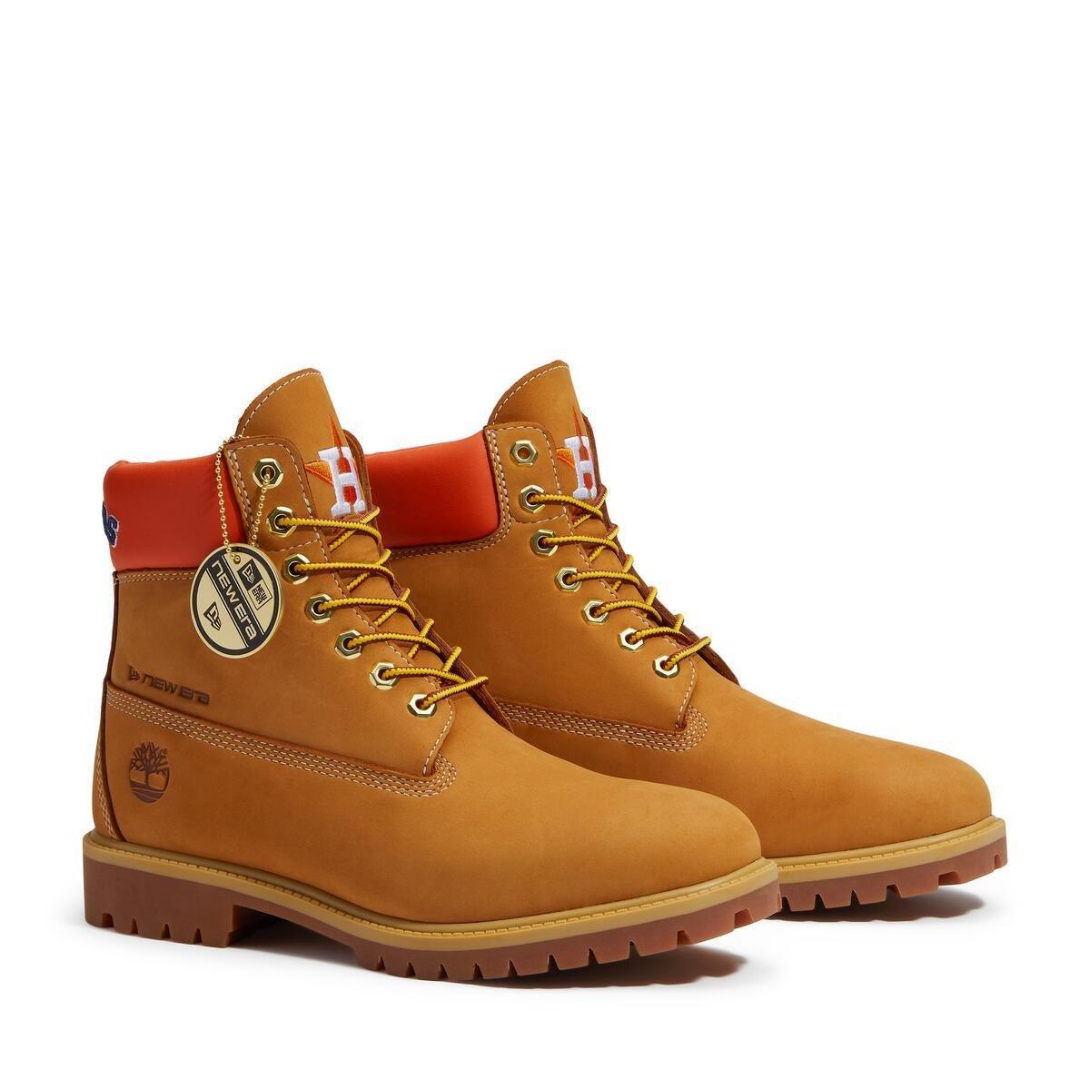 Timberland Heritage Premium 6-Inch "Houston Astros" Men's Waterproof Boot - WHEAT