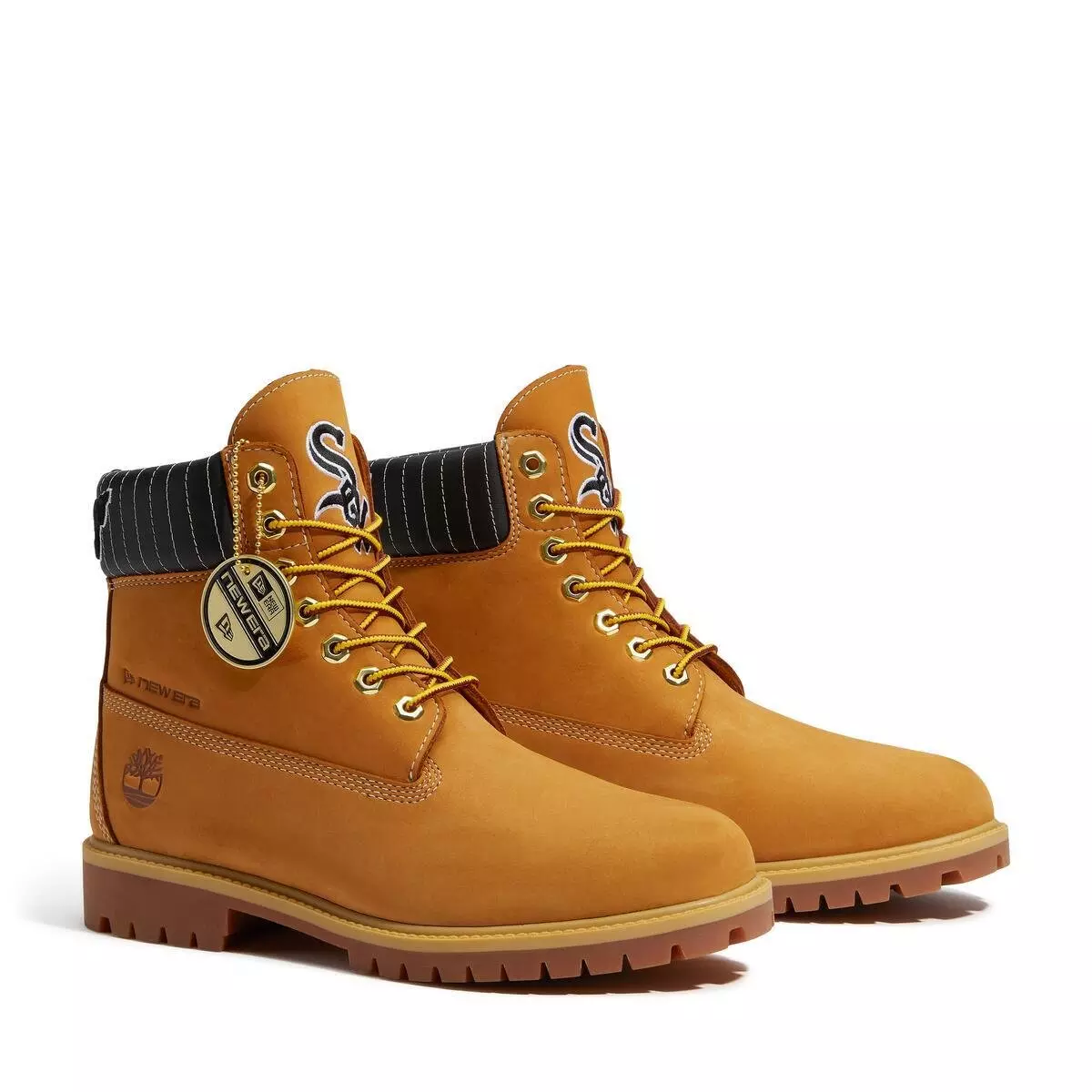 Timberland Heritage Premium 6-Inch "Chicago White Sox" Men's Waterproof Boot - WHEAT