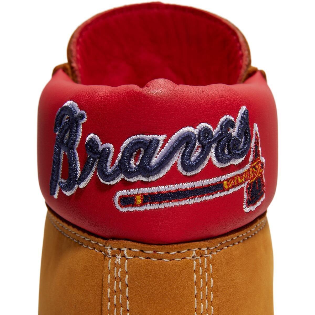 Timberland Heritage Premium 6-Inch "Atlanta Braves" Men's Waterproof Boot - WHEAT