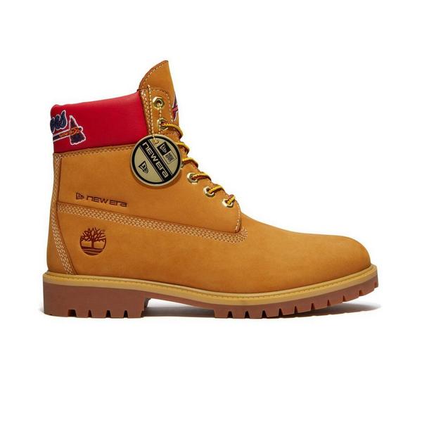Timberland Heritage Premium 6-Inch "Atlanta Braves" Men's Waterproof Boot - WHEAT