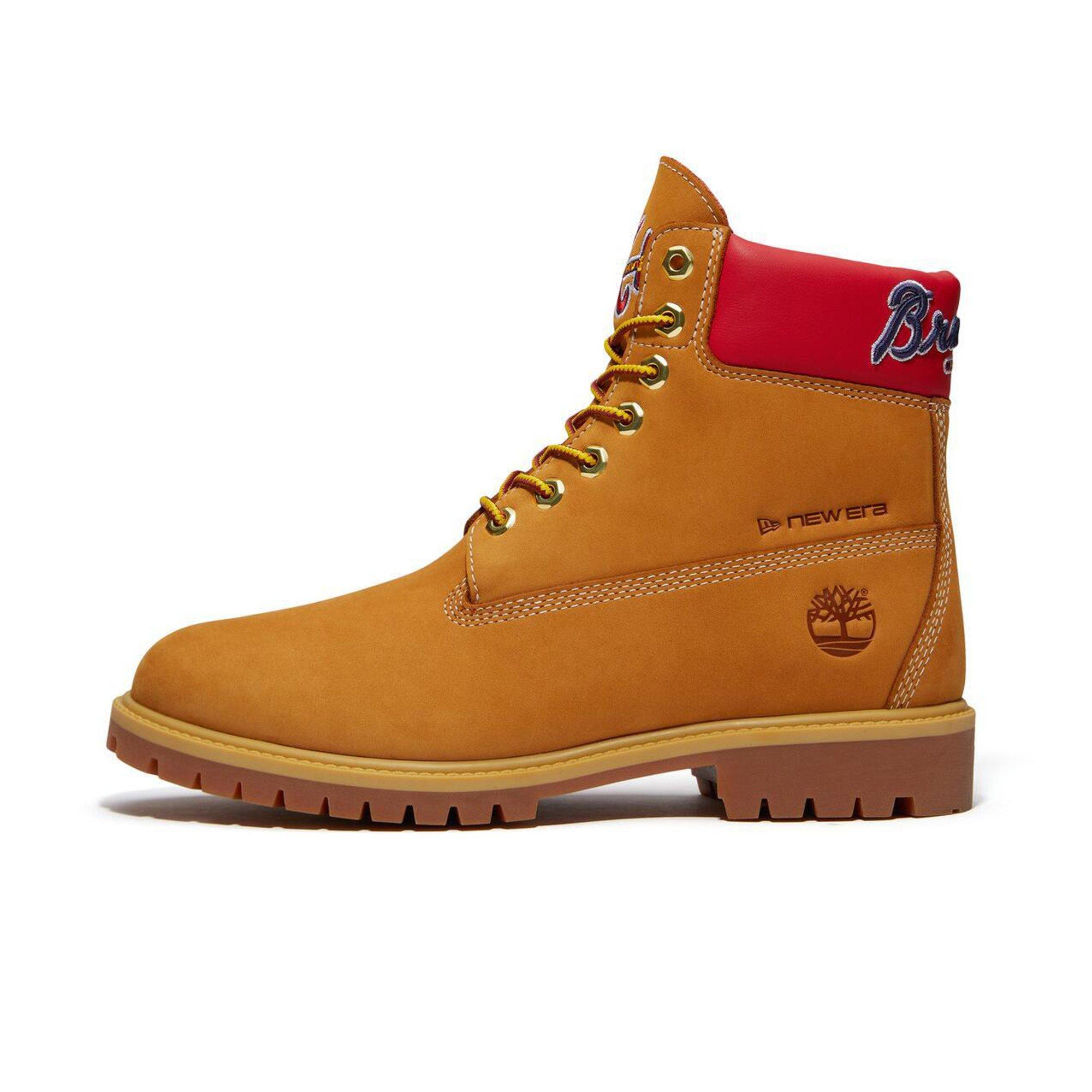 Timberland Heritage Premium 6-Inch "Atlanta Braves" Men's Waterproof Boot - WHEAT