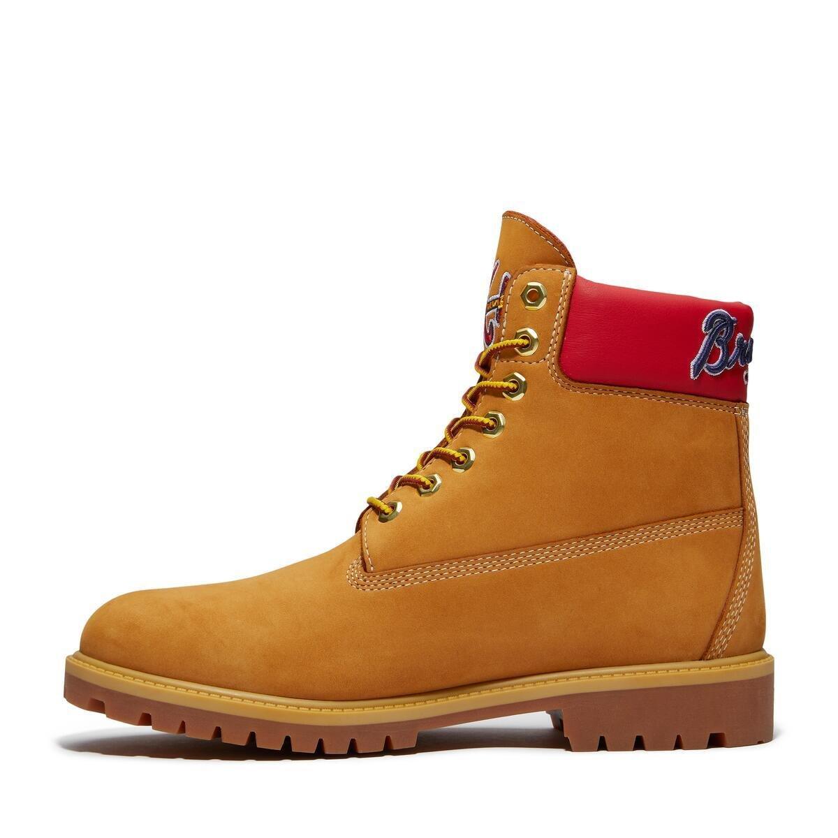 Timberland Heritage Premium 6-Inch "Atlanta Braves" Men's Waterproof Boot - WHEAT