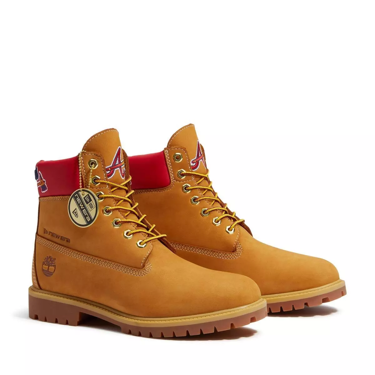 Timberland Heritage Premium 6-Inch "Atlanta Braves" Men's Waterproof Boot - WHEAT