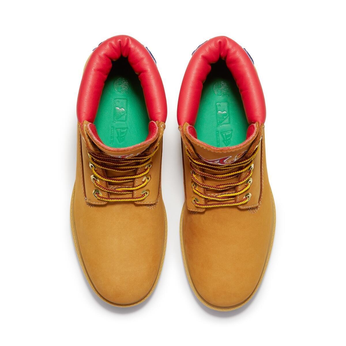 Timberland Heritage Premium 6-Inch "Atlanta Braves" Men's Waterproof Boot - WHEAT