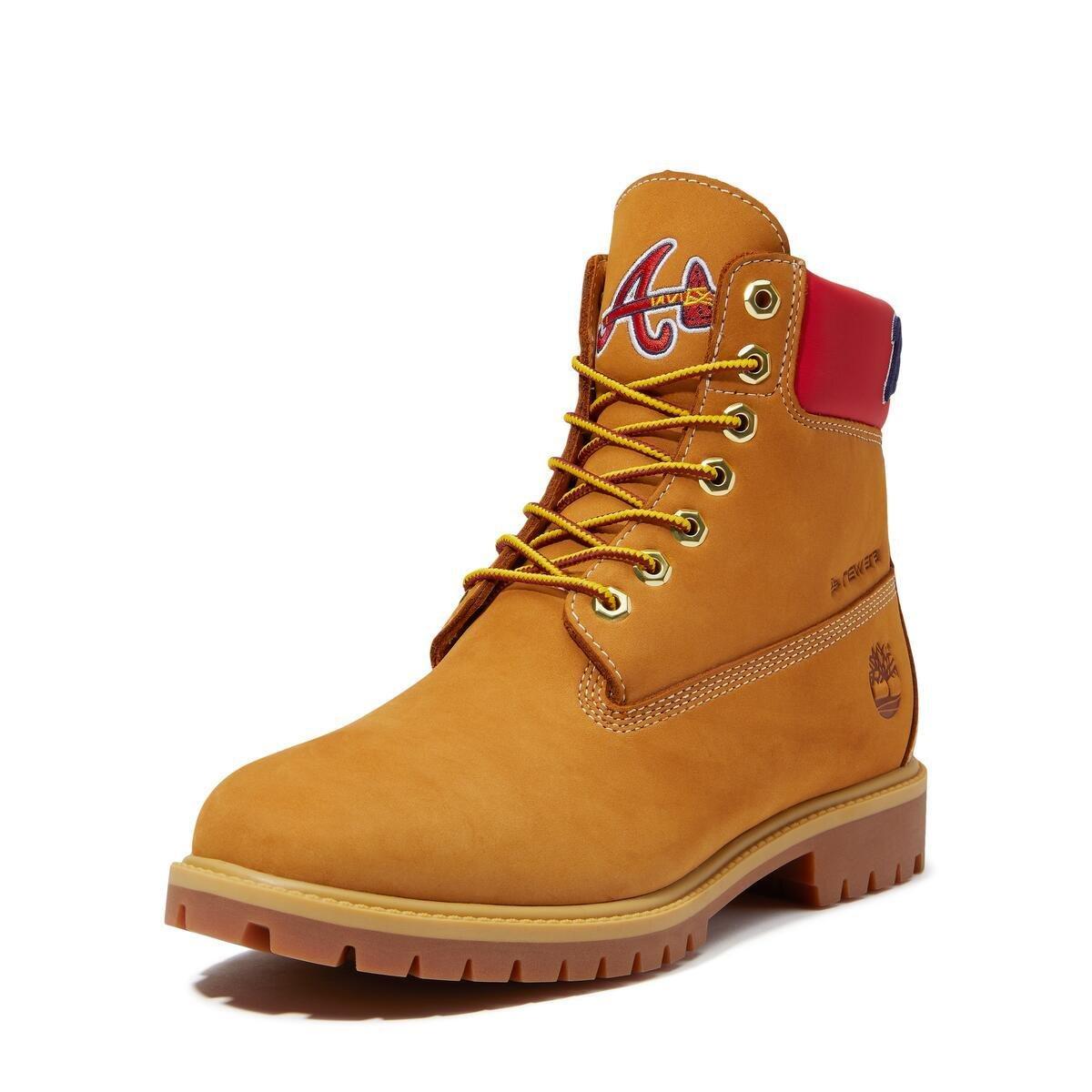 Timberland Heritage Premium 6-Inch "Atlanta Braves" Men's Waterproof Boot - WHEAT