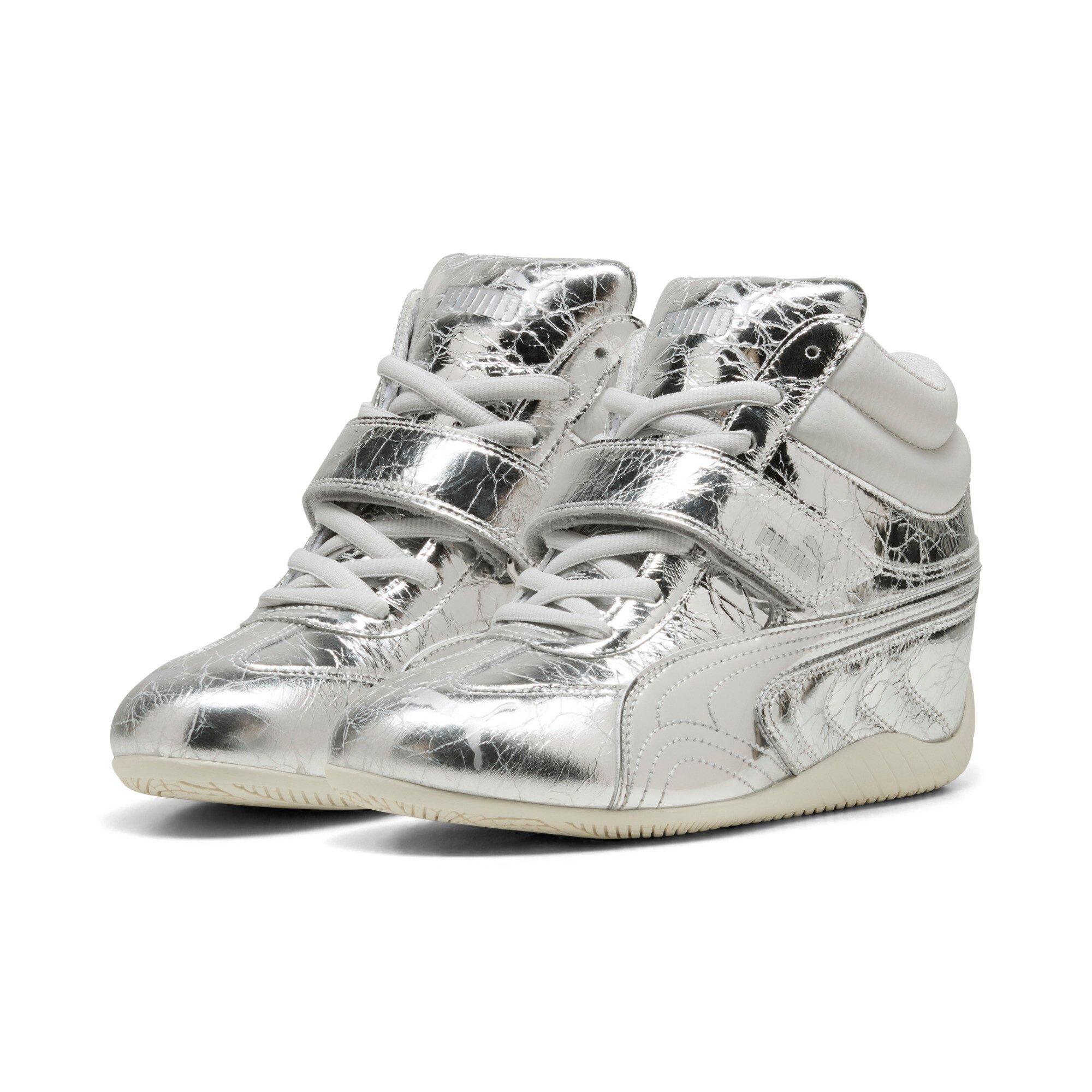 PUMA Speedcat Wedge "Metallic Silver" Women's Shoe - SILVER Thumbnail View 3
