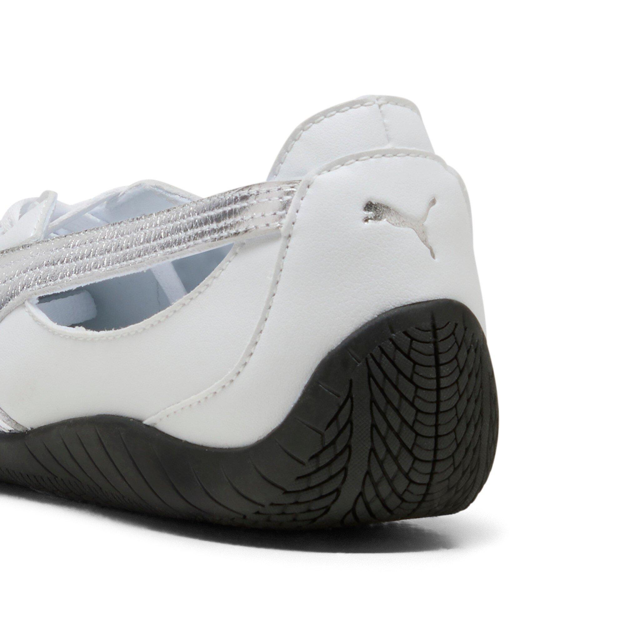 PUMA Speedcat Ballet "White/Metallic Silver/Black" Women's Shoe - WHITE/SILVER