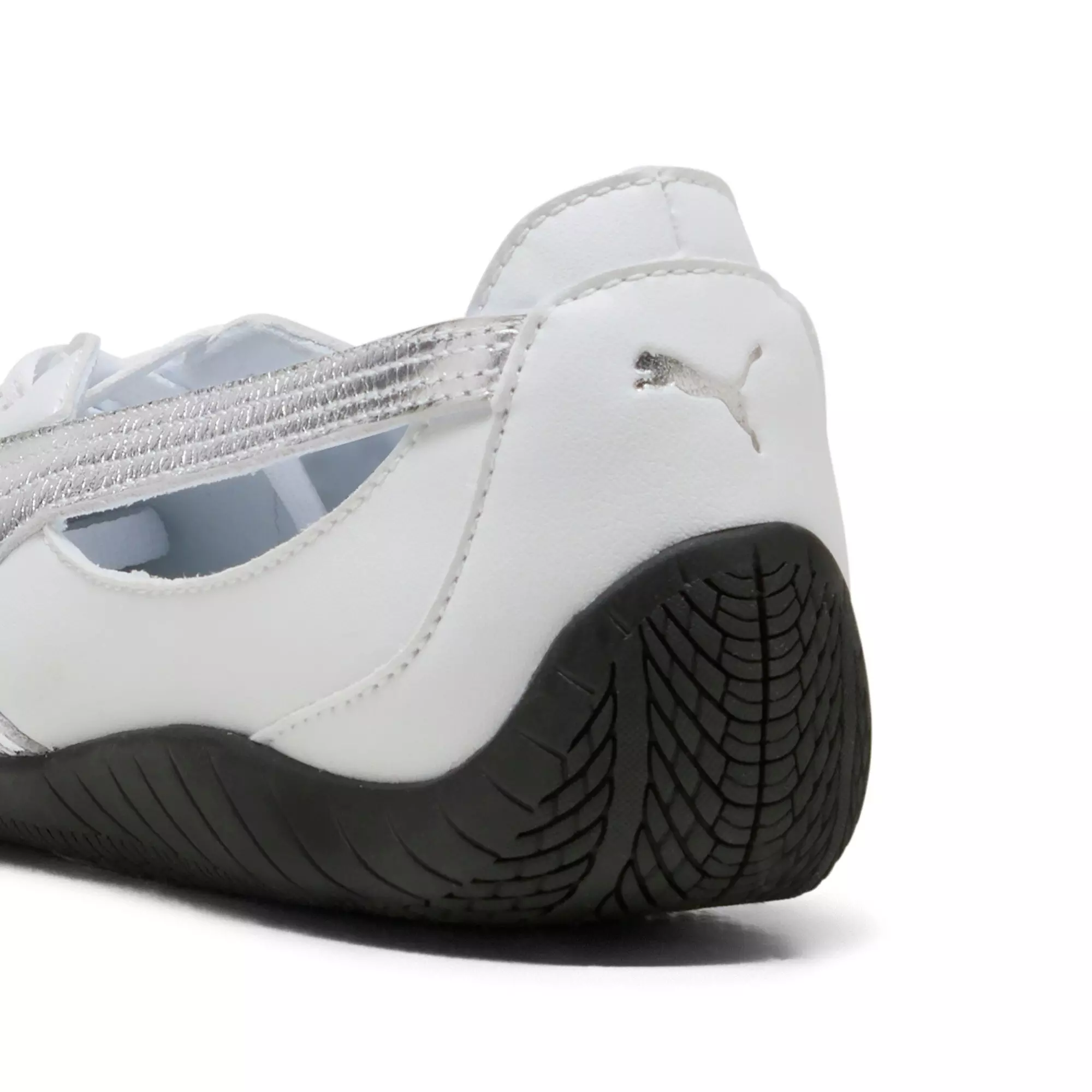 PUMA Speedcat Ballet "White/Metallic Silver/Black" Women's Shoe - WHITE/SILVER
