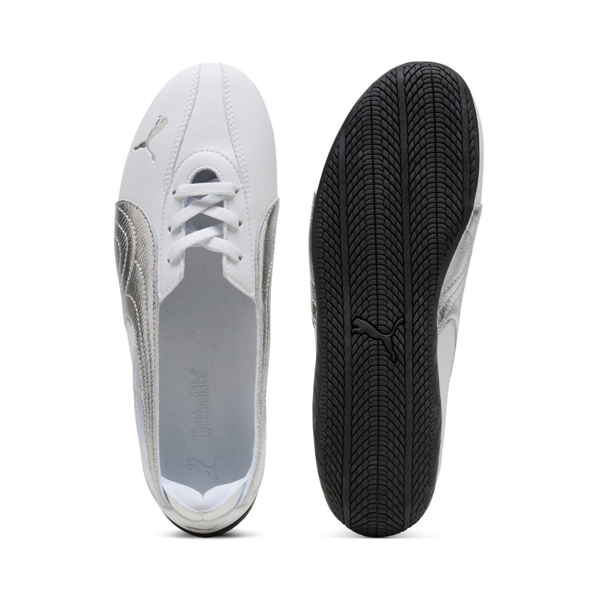 PUMA Speedcat Ballet "White/Metallic Silver/Black" Women's Shoe - WHITE/SILVER