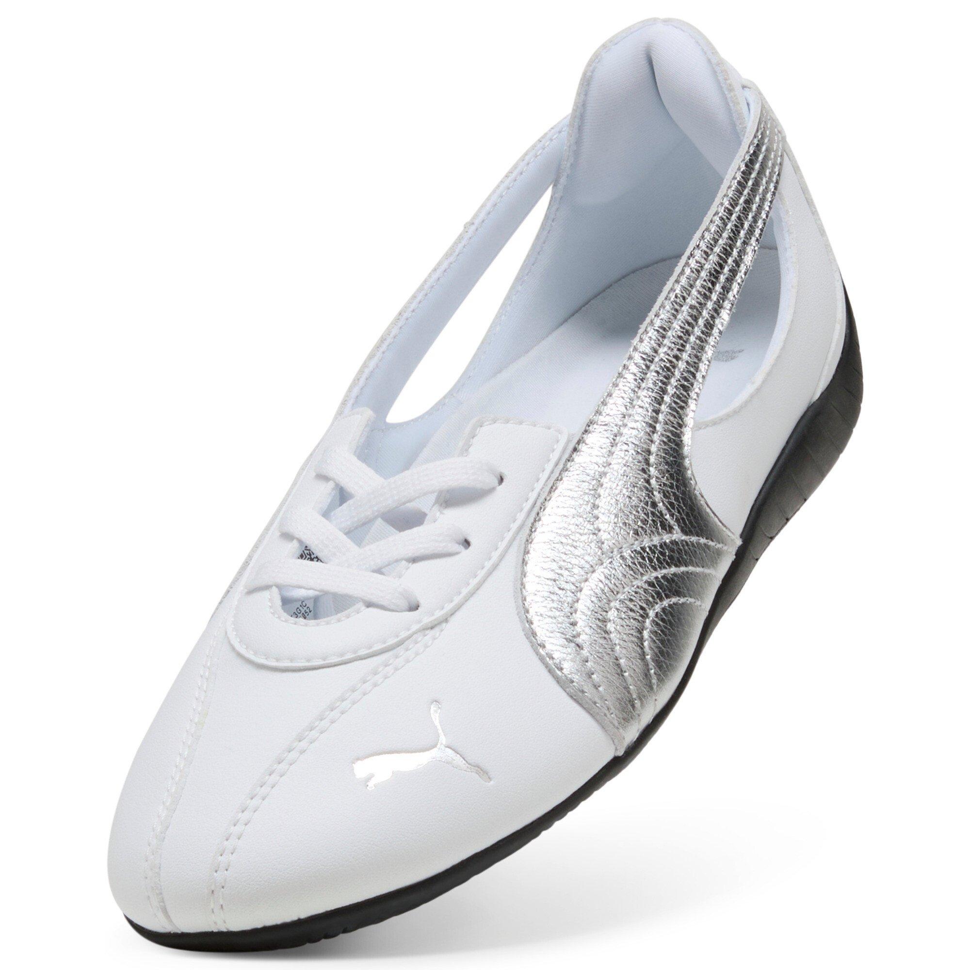PUMA Speedcat Ballet "White/Metallic Silver/Black" Women's Shoe - WHITE/SILVER
