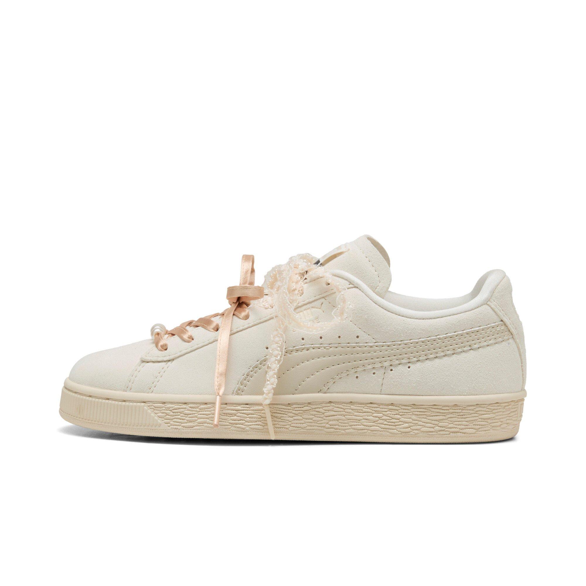PUMA Suede Bloom "Cream/Tan" Women's Shoe - CREAM