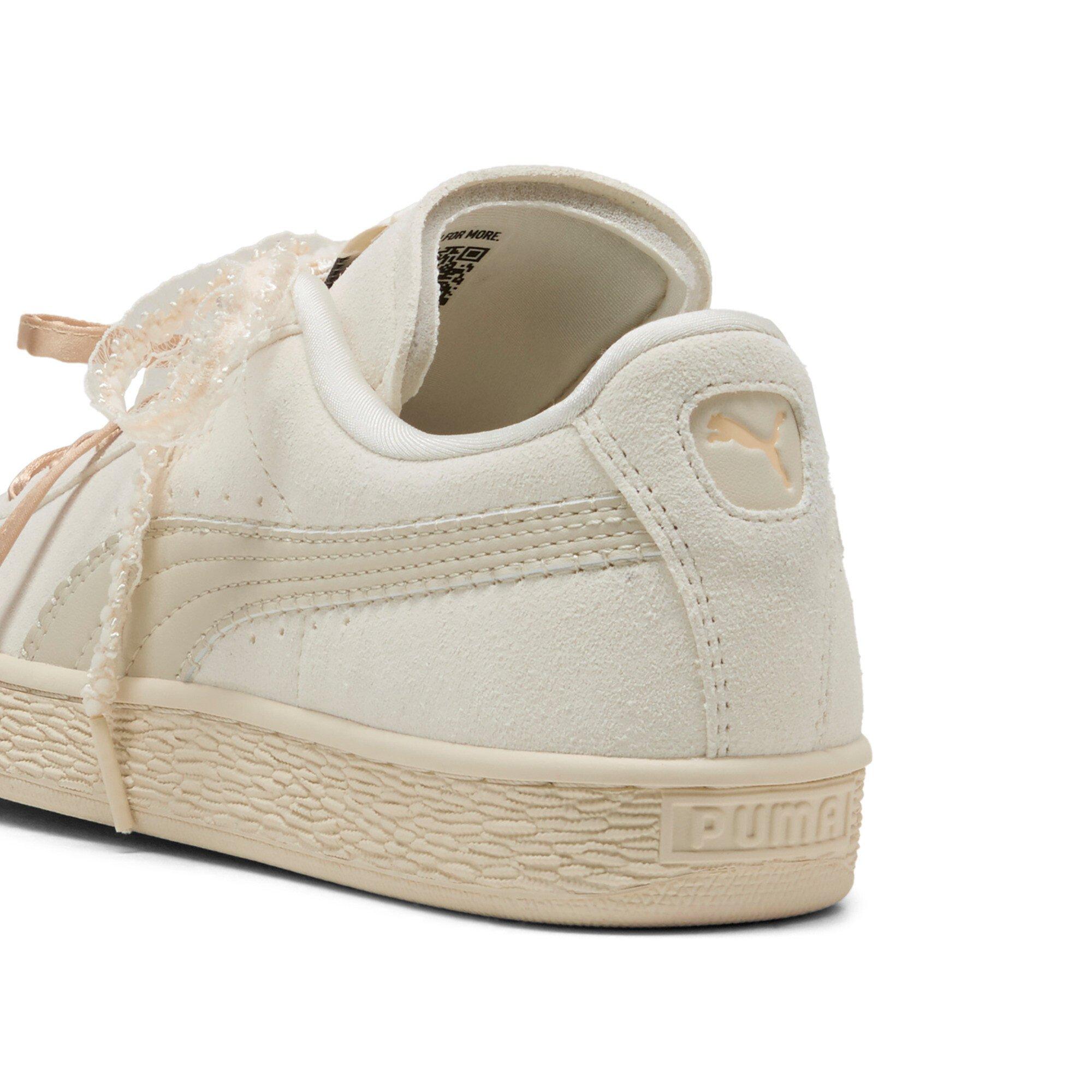 PUMA Suede Bloom "Cream/Tan" Women's Shoe - CREAM
