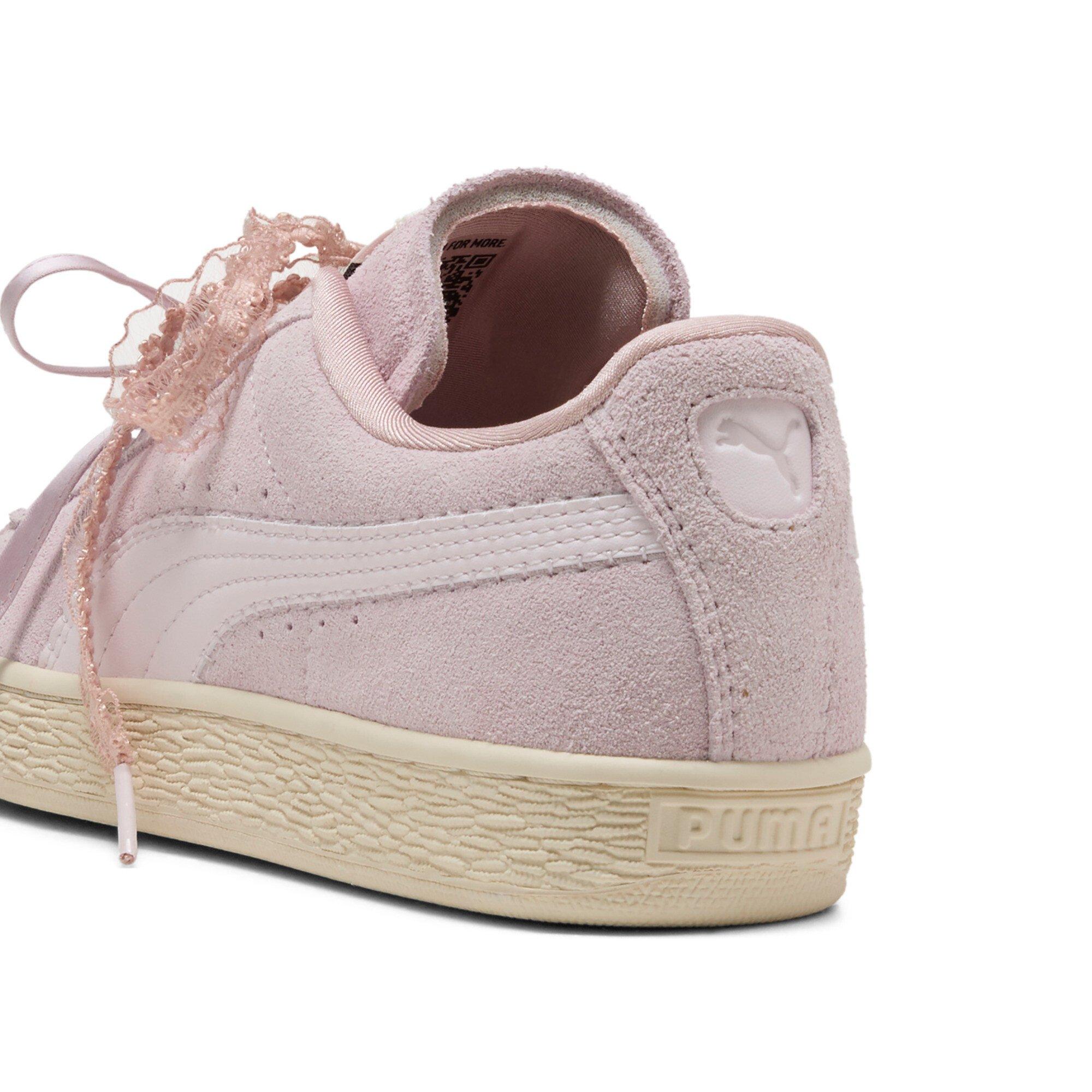PUMA Suede Bloom "Pink/Tan" Women's Shoe - PINK Thumbnail View 5