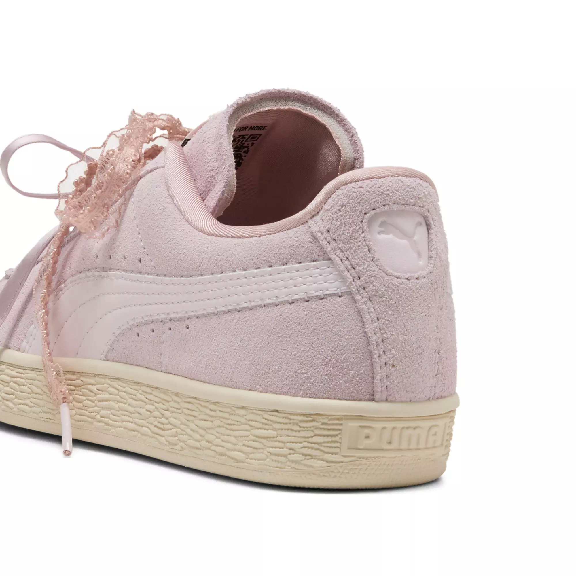 PUMA Suede Bloom "Pink/Tan" Women's Shoe - PINK