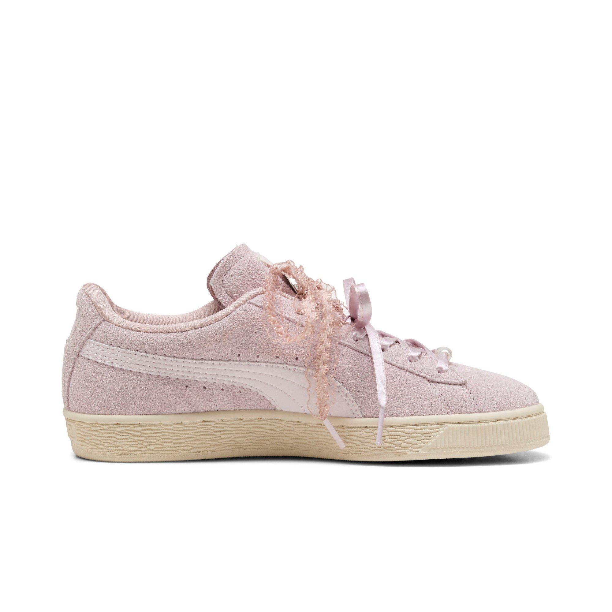 PUMA Suede Bloom "Pink/Tan" Women's Shoe - PINK Thumbnail View 1