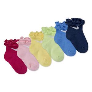 Nike Toddler Kids' Ruffle 6-Pack Socks