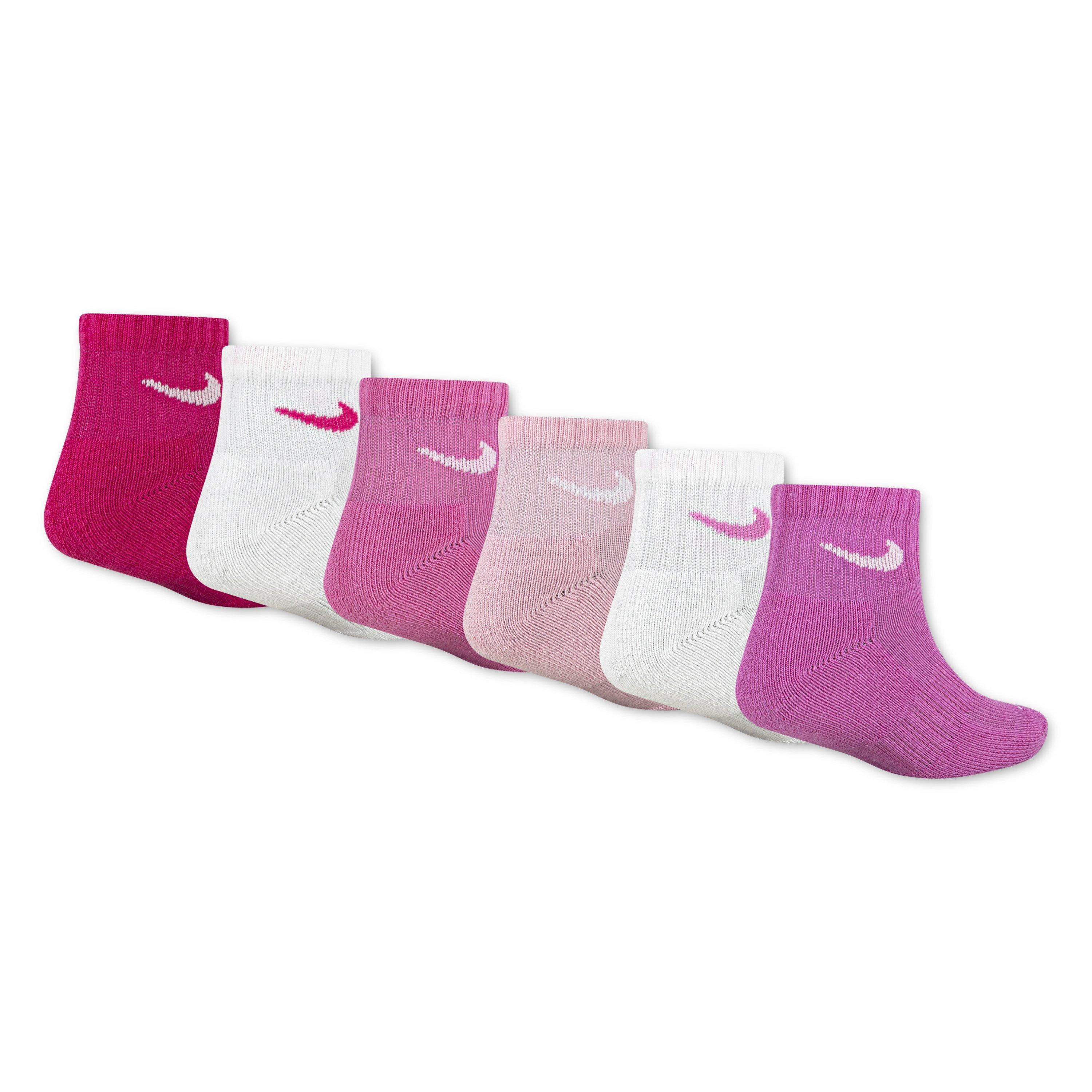 Nike Dri-FIT Performance Basics Quarter Little Kids' Socks (6 Pairs)