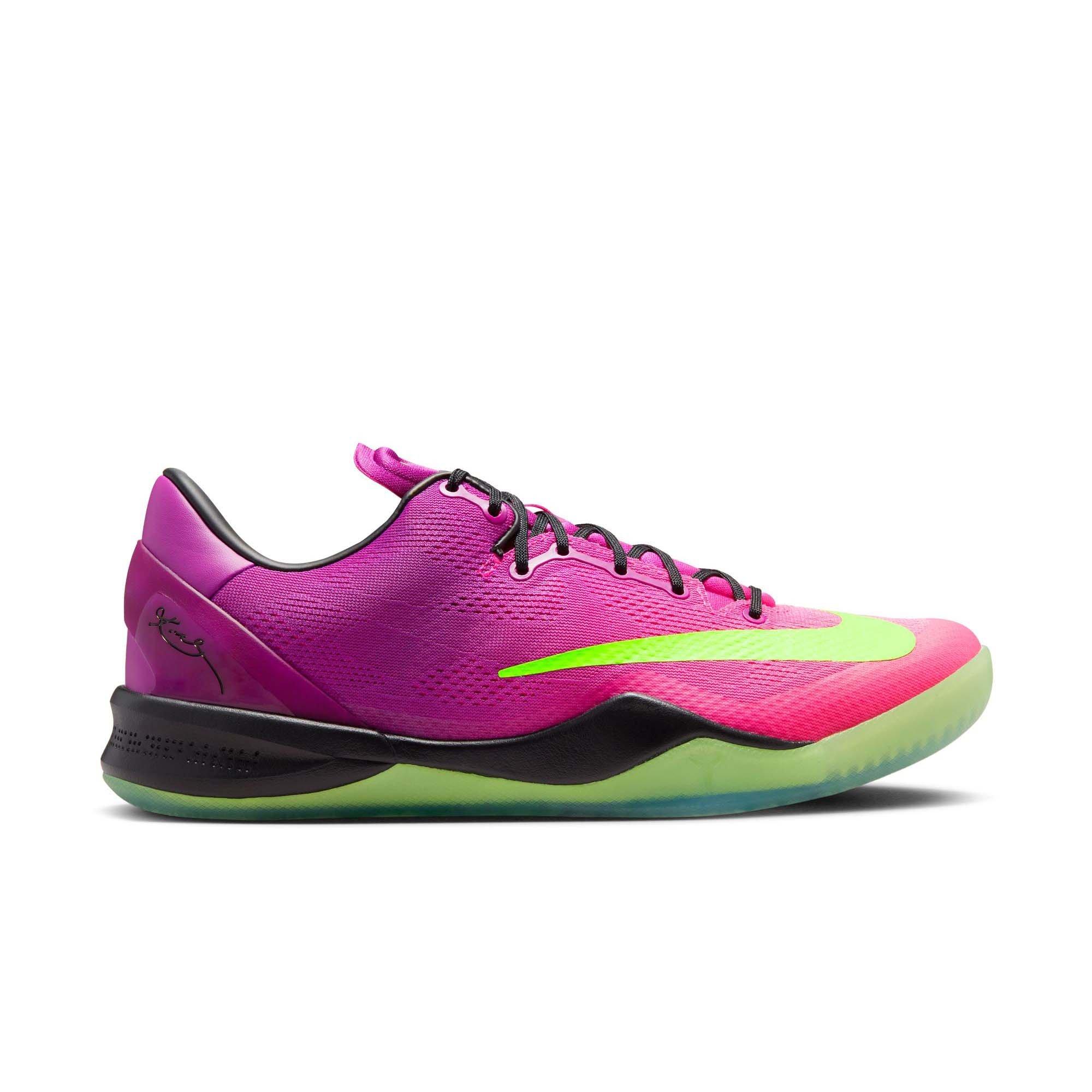 Nike Kobe VII Protro "Mambacurial" Men's Basketball Shoe - RED PLUM/ELECTRIC GREEN/PINK FLASH