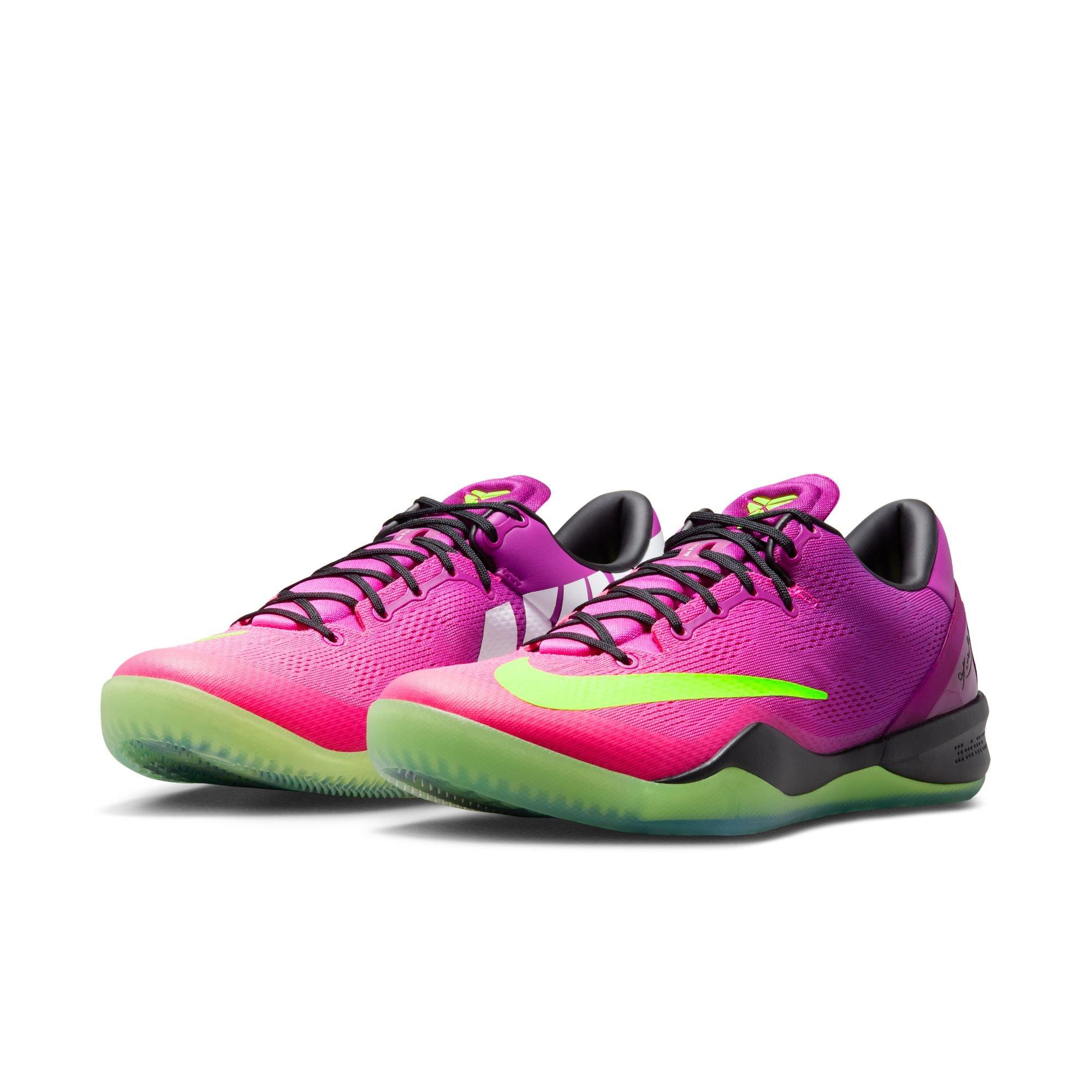 Nike Kobe VII Protro "Mambacurial" Men's Basketball Shoe - RED PLUM/ELECTRIC GREEN/PINK FLASH