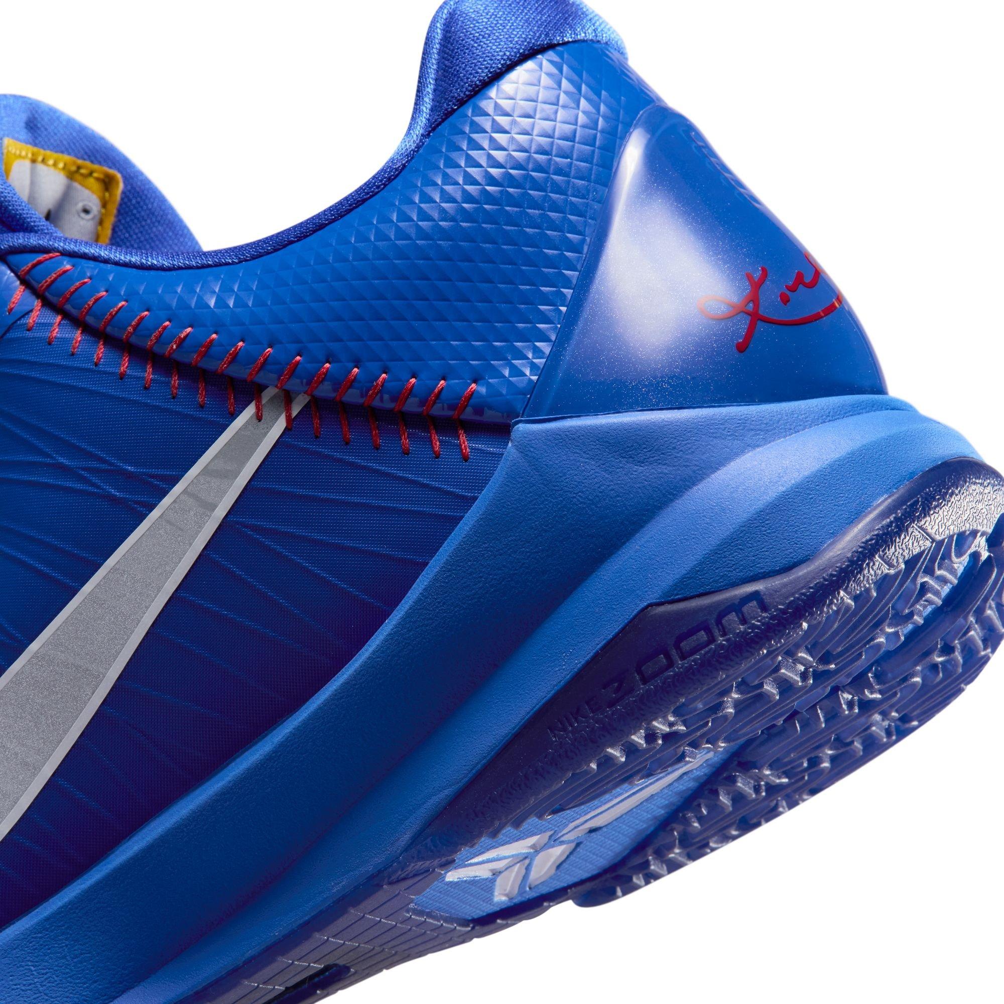 Nike Kobe V "Los Angeles Dodgers" Men's Basketball Shoe - HYPER ROYAL/WOLF GREY/WHITE