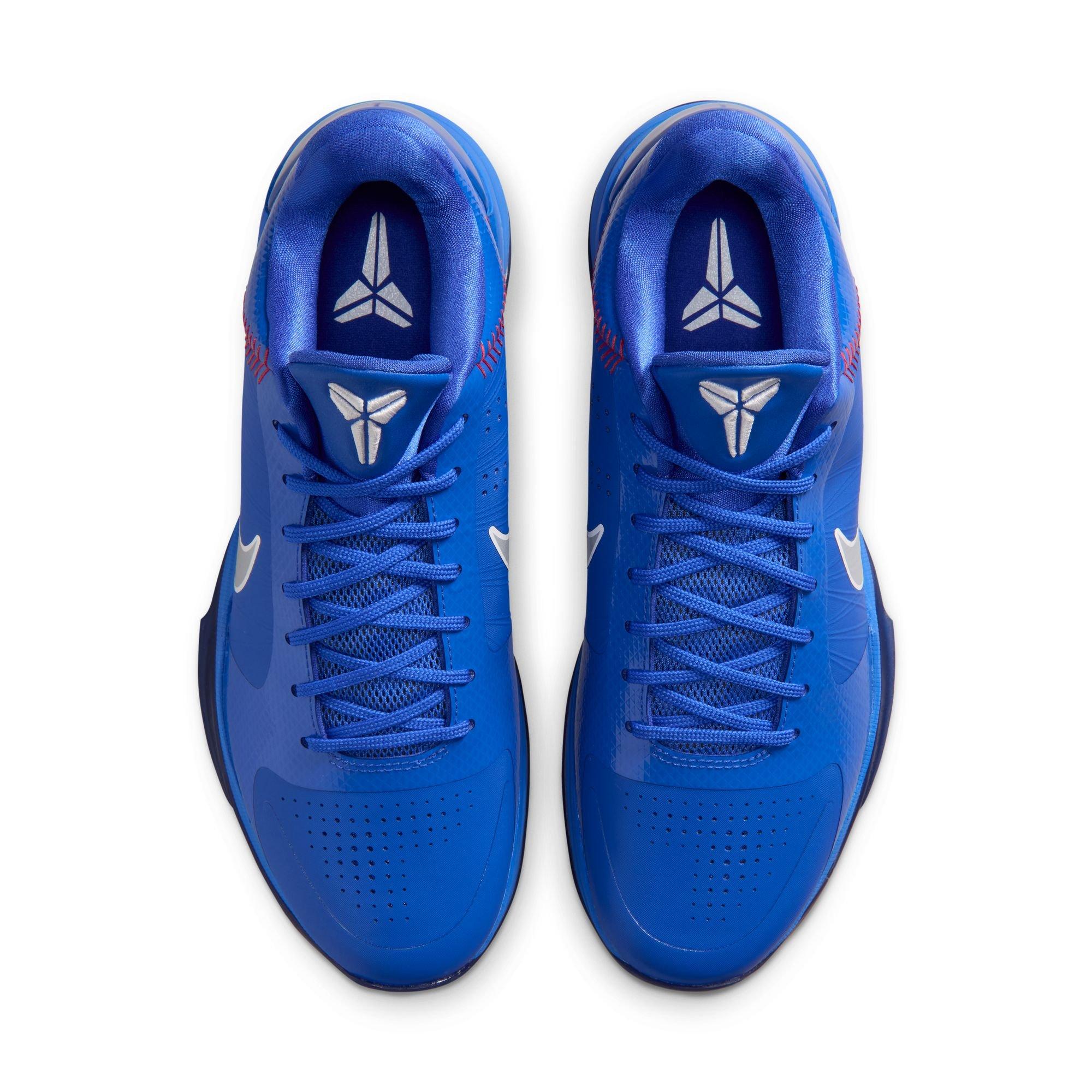 Nike Kobe V "Los Angeles Dodgers" Men's Basketball Shoe - HYPER ROYAL/WOLF GREY/WHITE