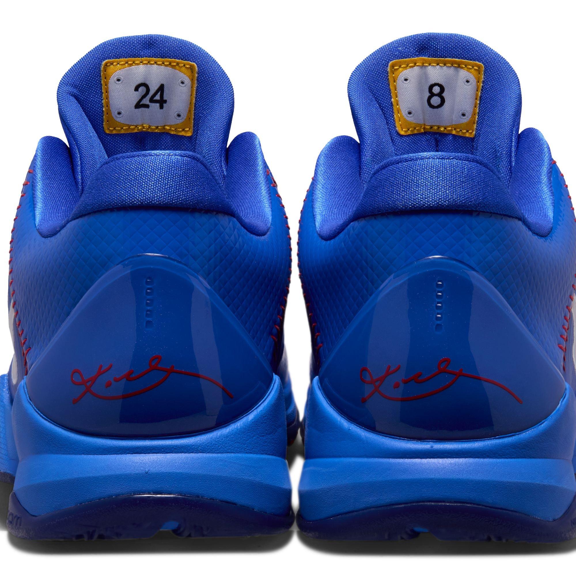 Nike Kobe V "Los Angeles Dodgers" Men's Basketball Shoe - HYPER ROYAL/WOLF GREY/WHITE