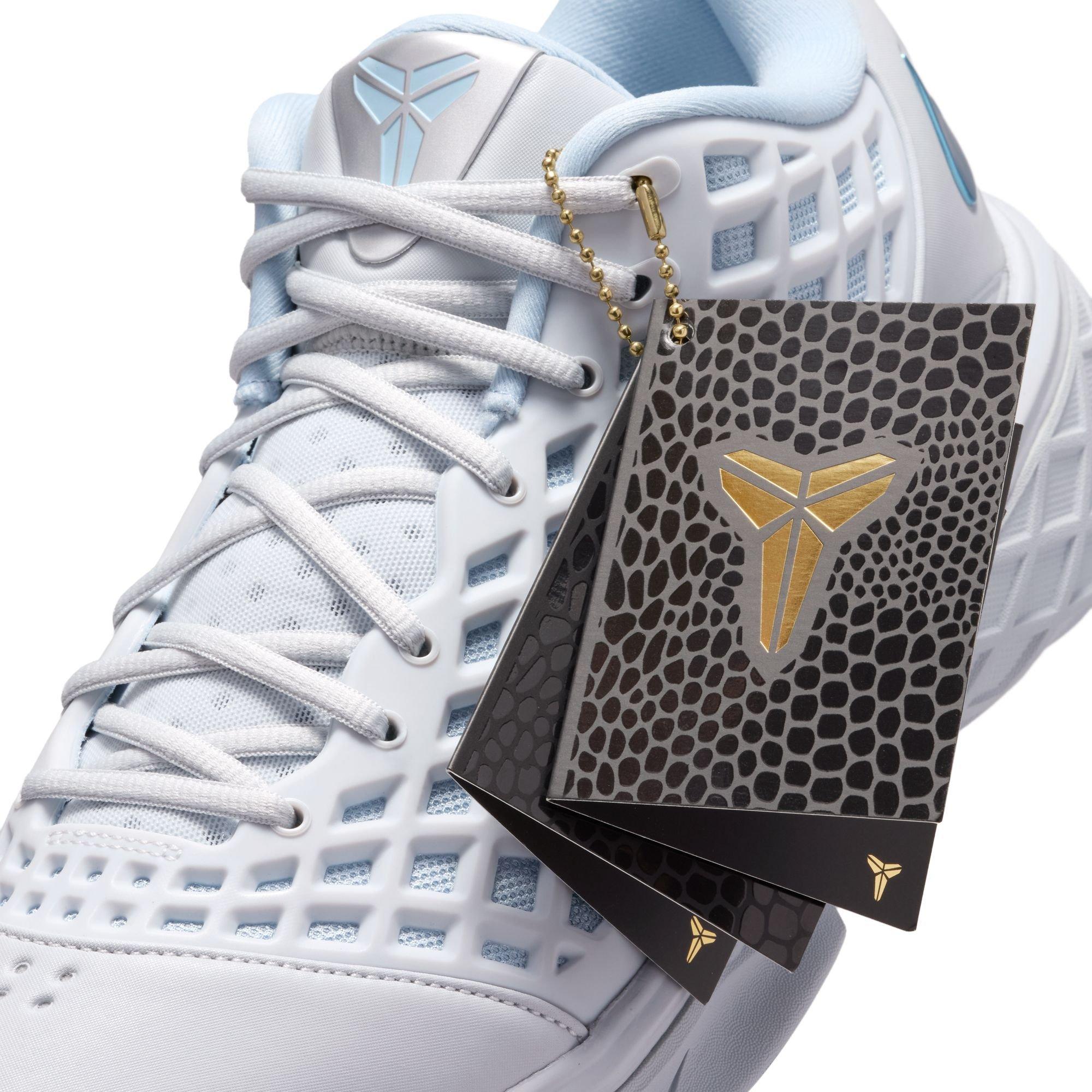 Kobe III Low Protro "Platinum Grey" Men's Basketball Shoe - PURE PLATINUM/ARMORY BLUE