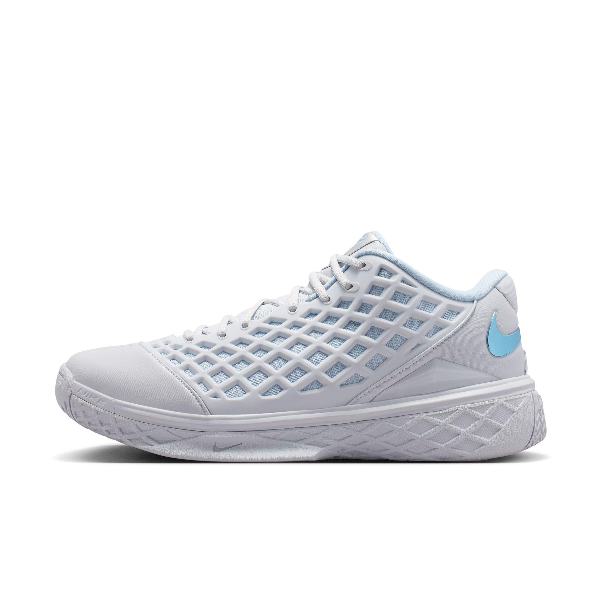 Kobe III Low Protro "Platinum Grey" Men's Basketball Shoe - PURE PLATINUM/ARMORY BLUE
