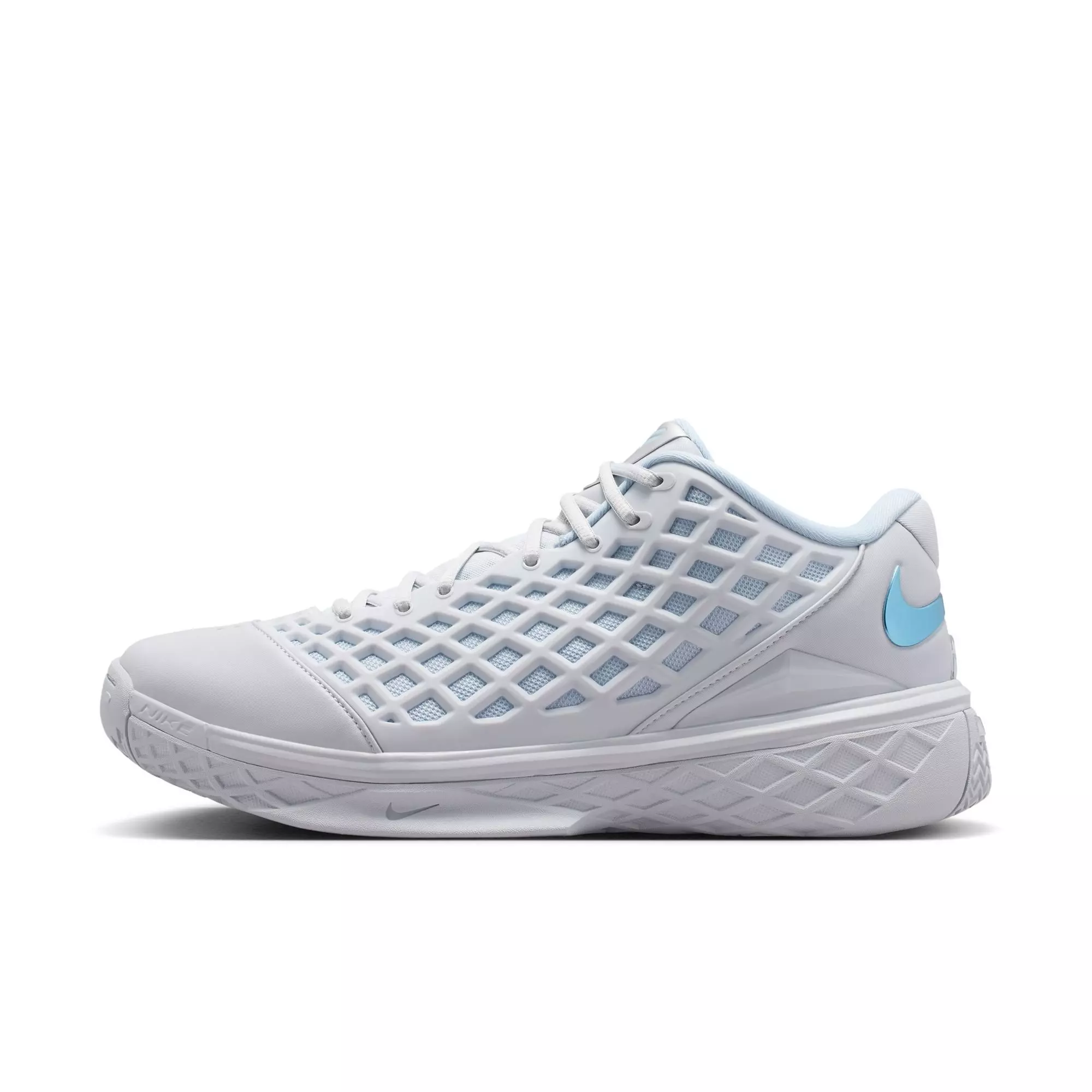 Kobe III Low Protro "Platinum Grey" Men's Basketball Shoe - PURE PLATINUM/ARMORY BLUE