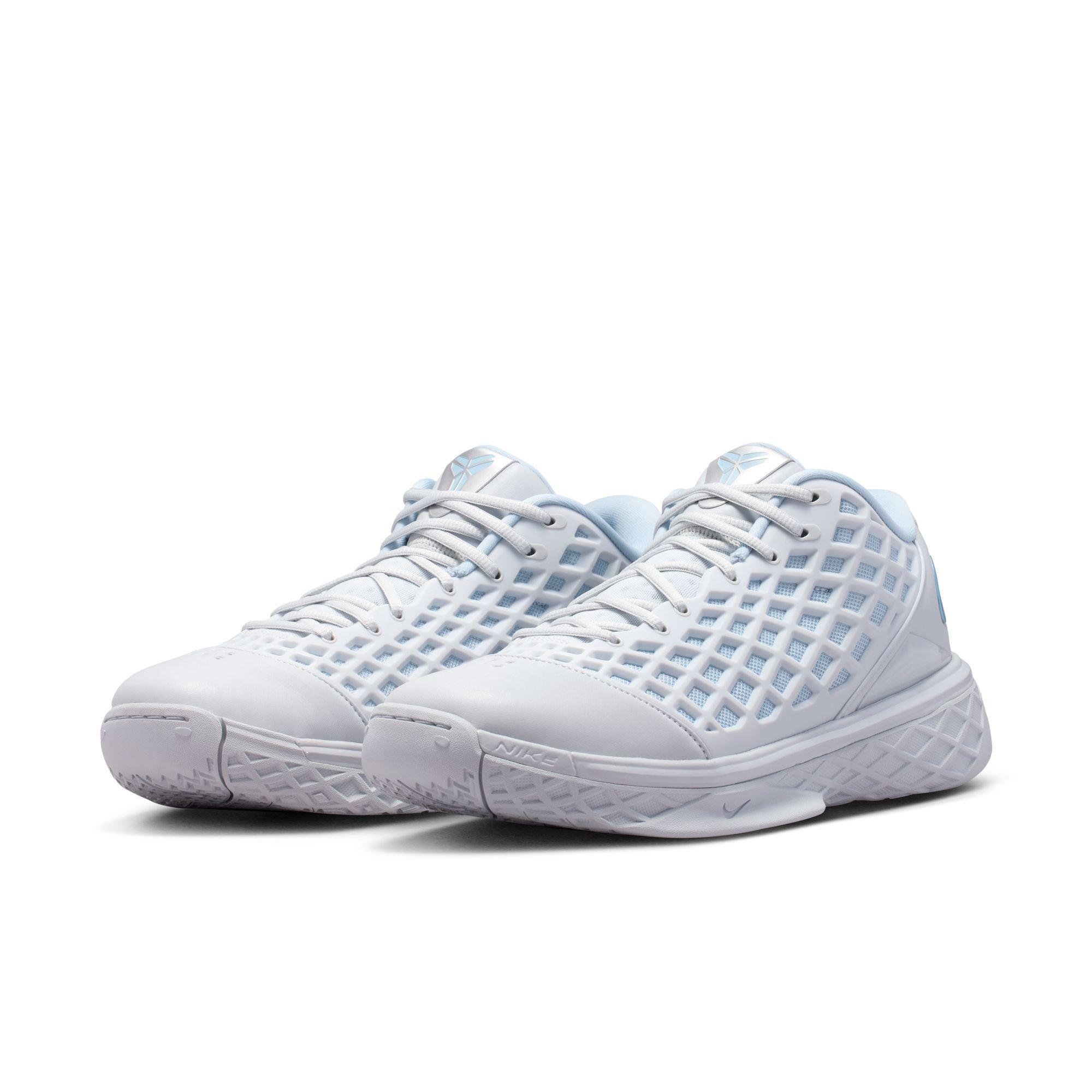 Kobe III Low Protro "Platinum Grey" Men's Basketball Shoe - PURE PLATINUM/ARMORY BLUE