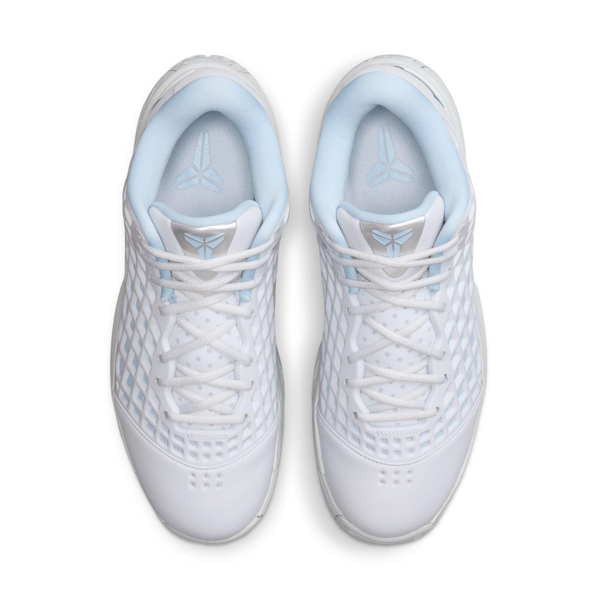 Kobe III Low Protro "Platinum Grey" Men's Basketball Shoe - PURE PLATINUM/ARMORY BLUE