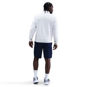 Nike Men's Sportswear Club 1/2-Zip Fleece Top-Grey/White