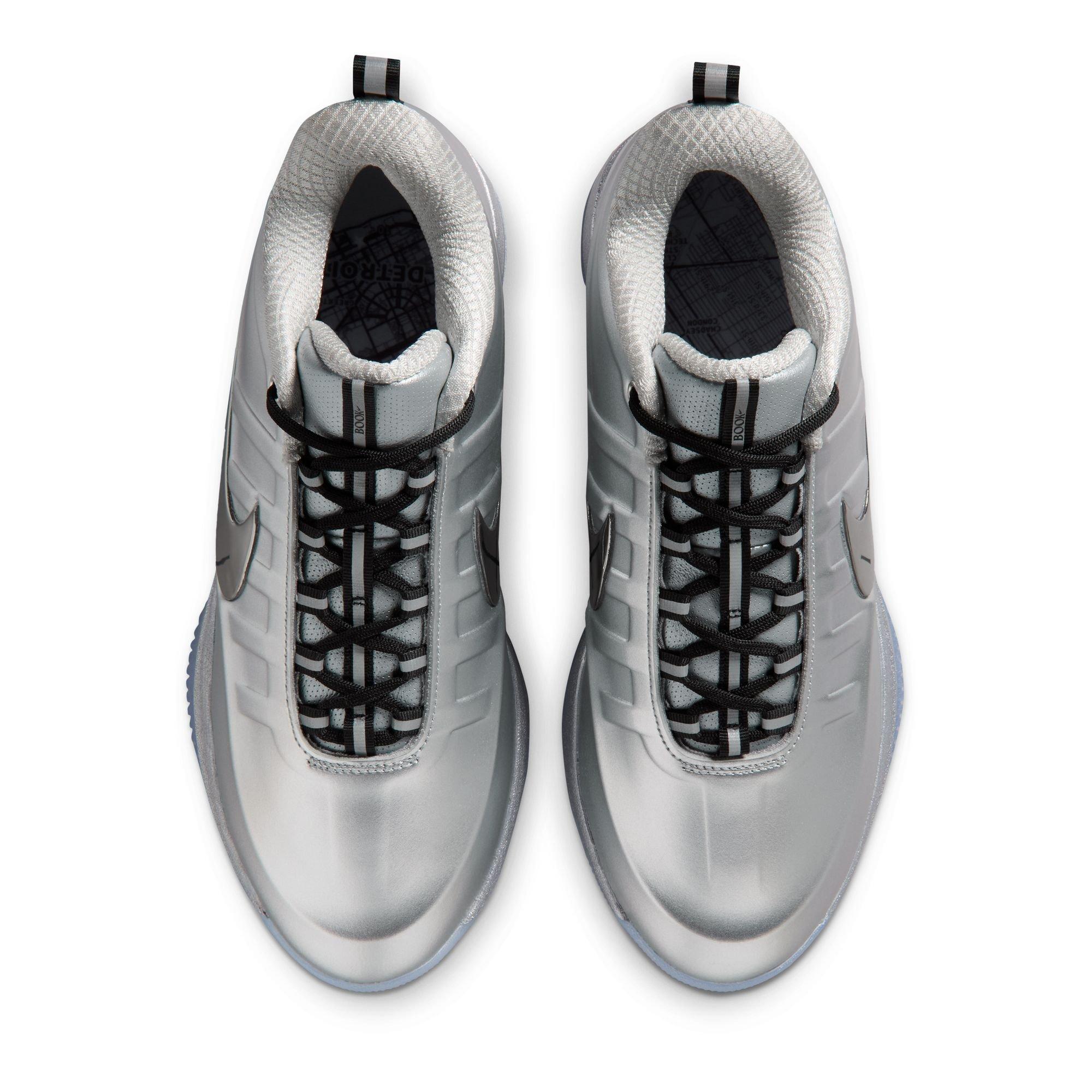 Nike Book 2 "Iron Fist" Men's Basketball Shoe - METALLIC SILVER/BLACK