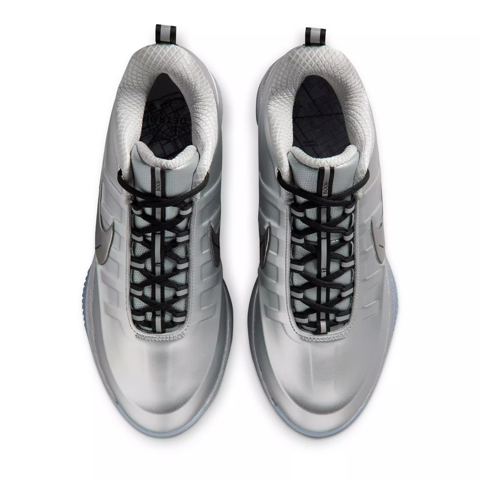 Nike Book 2 "Iron Fist" Men's Basketball Shoe - METALLIC SILVER/BLACK