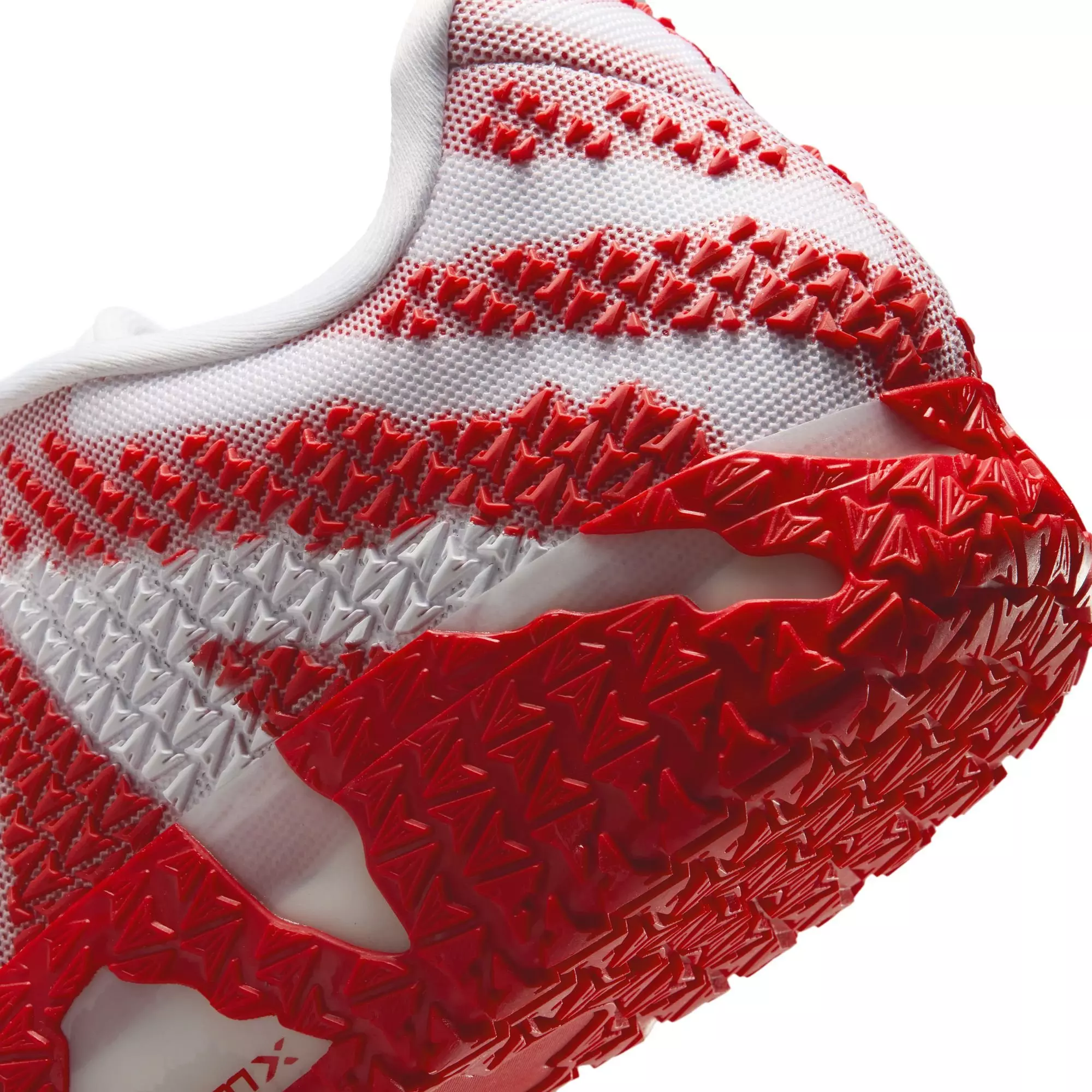 Nike Ja 3 "White/Metallic Silver/University Red" Men's Basketball Shoe - RED/WHITE