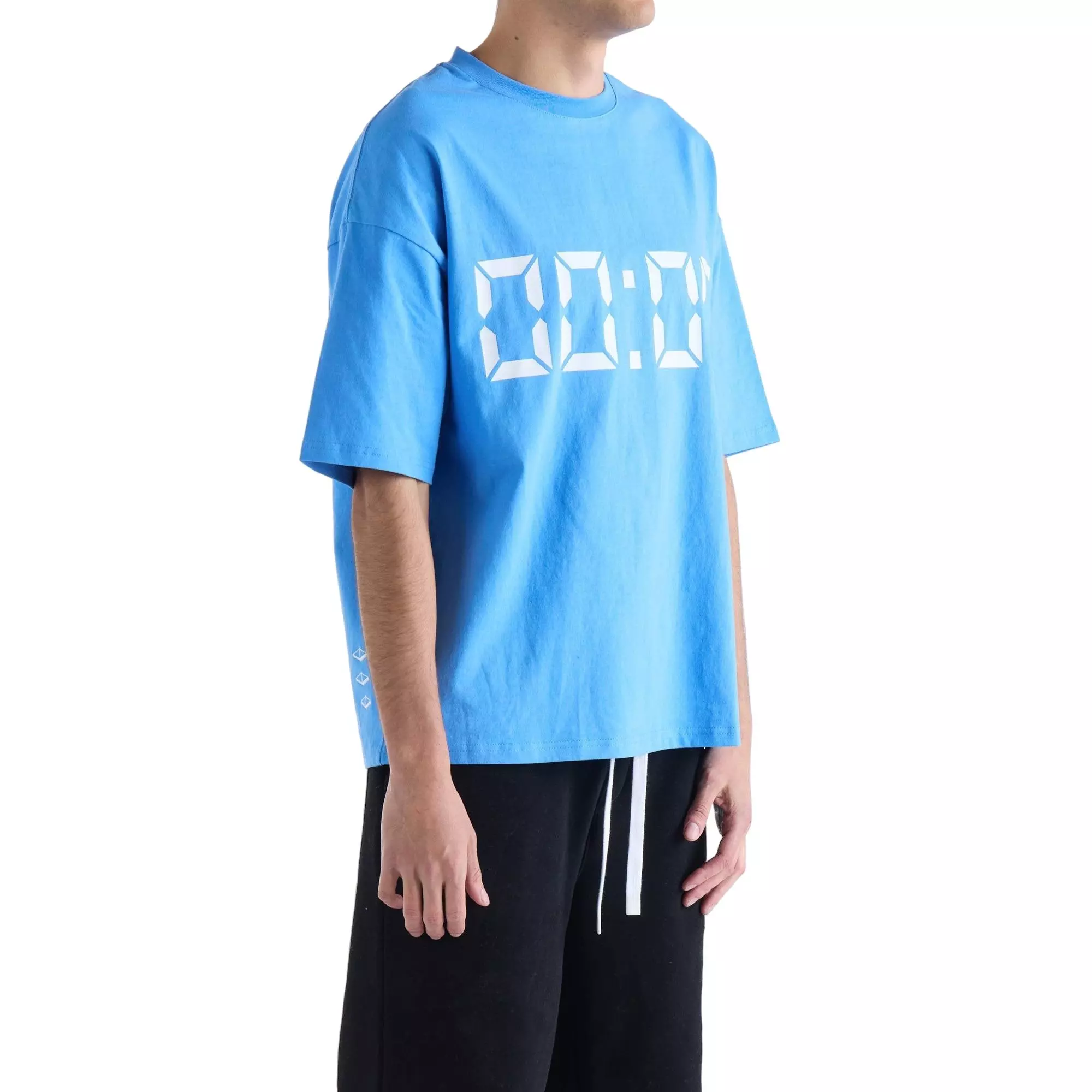 VOUSETI Men's Us Against Time Tee - Cobalt Blue - CAROLINA BLUE