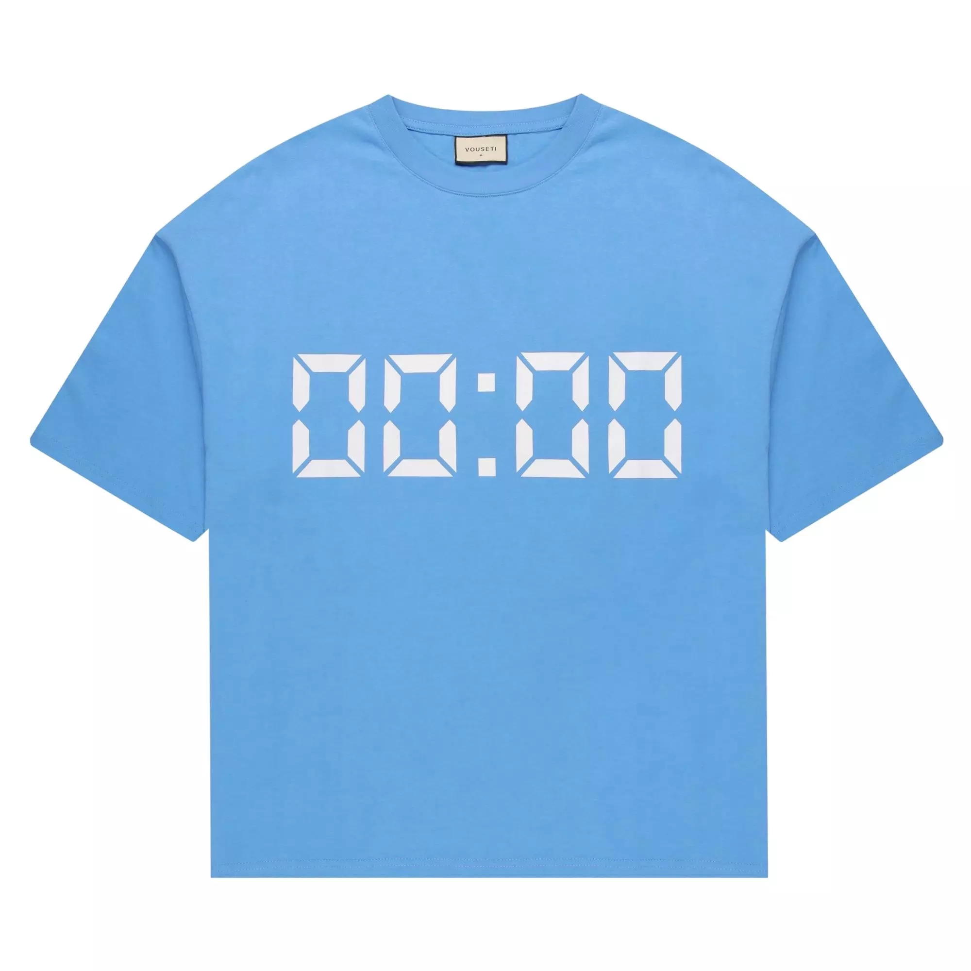 VOUSETI Men's Us Against Time Tee - Cobalt Blue - CAROLINA BLUE