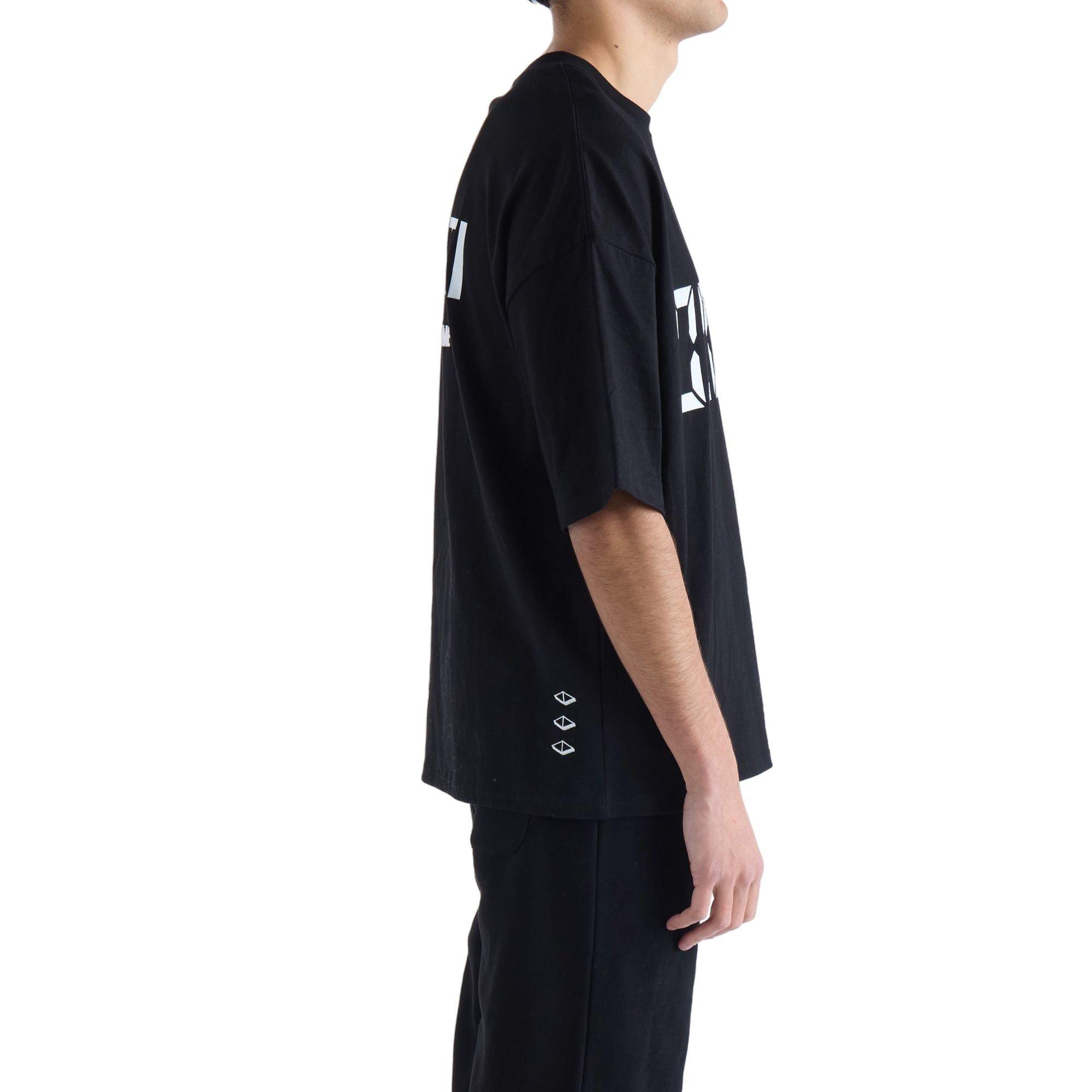 VOUSETI Men's Us Against Time Tee - Black - BLACK Thumbnail View 5