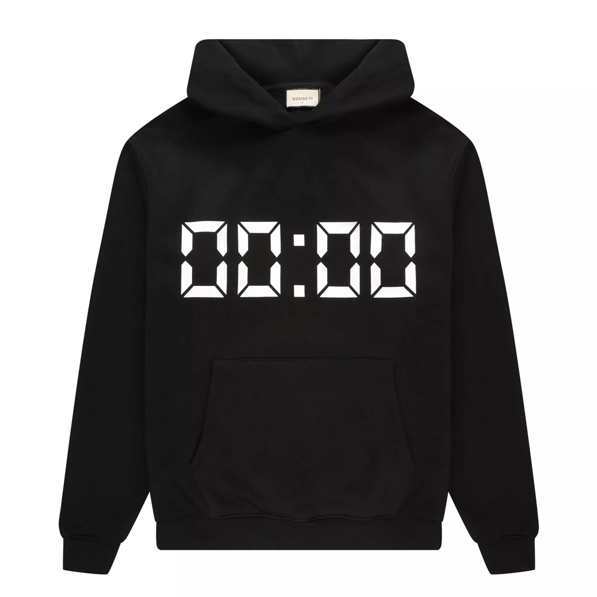 VOUSETI Men's Us Against Time Hoodie - Black - BLACK