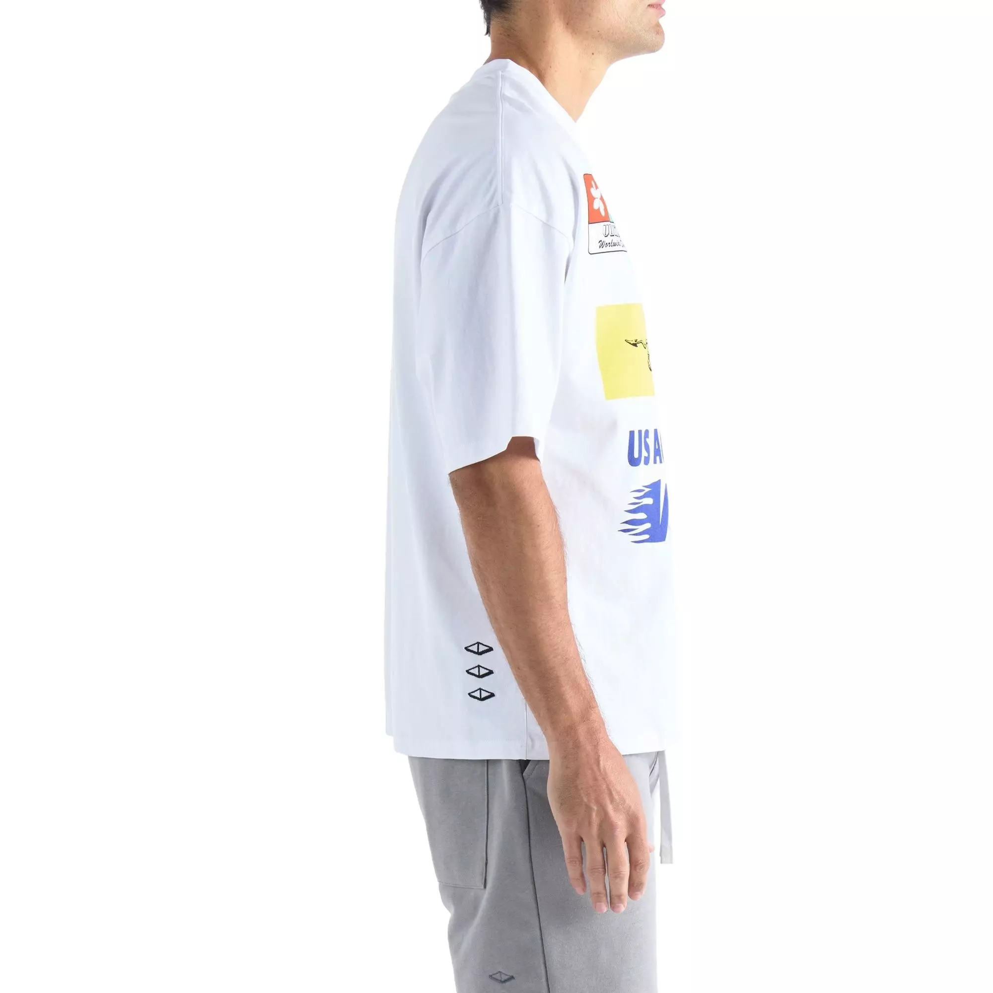 VOUSETI Men's Fast Tee - White - WHITE