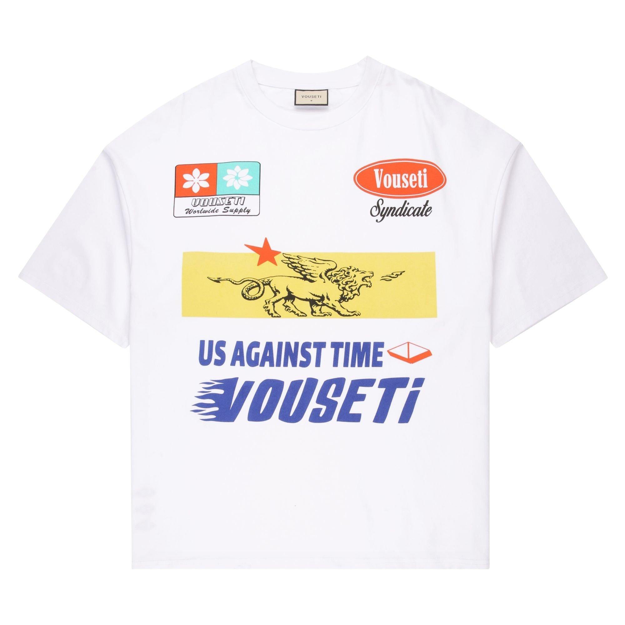 VOUSETI Men's Fast Tee - White - WHITE Thumbnail View 6