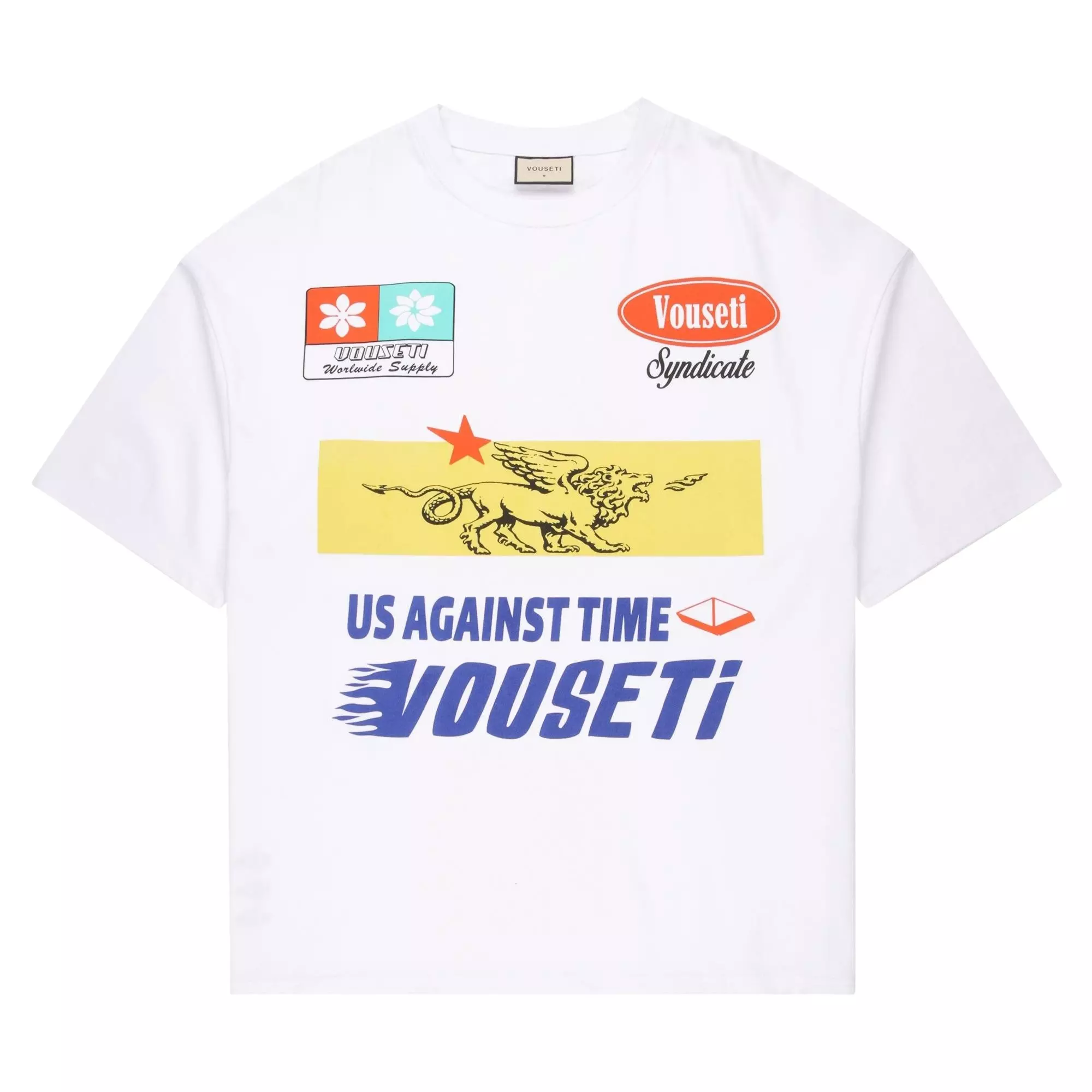 VOUSETI Men's Fast Tee - White - WHITE