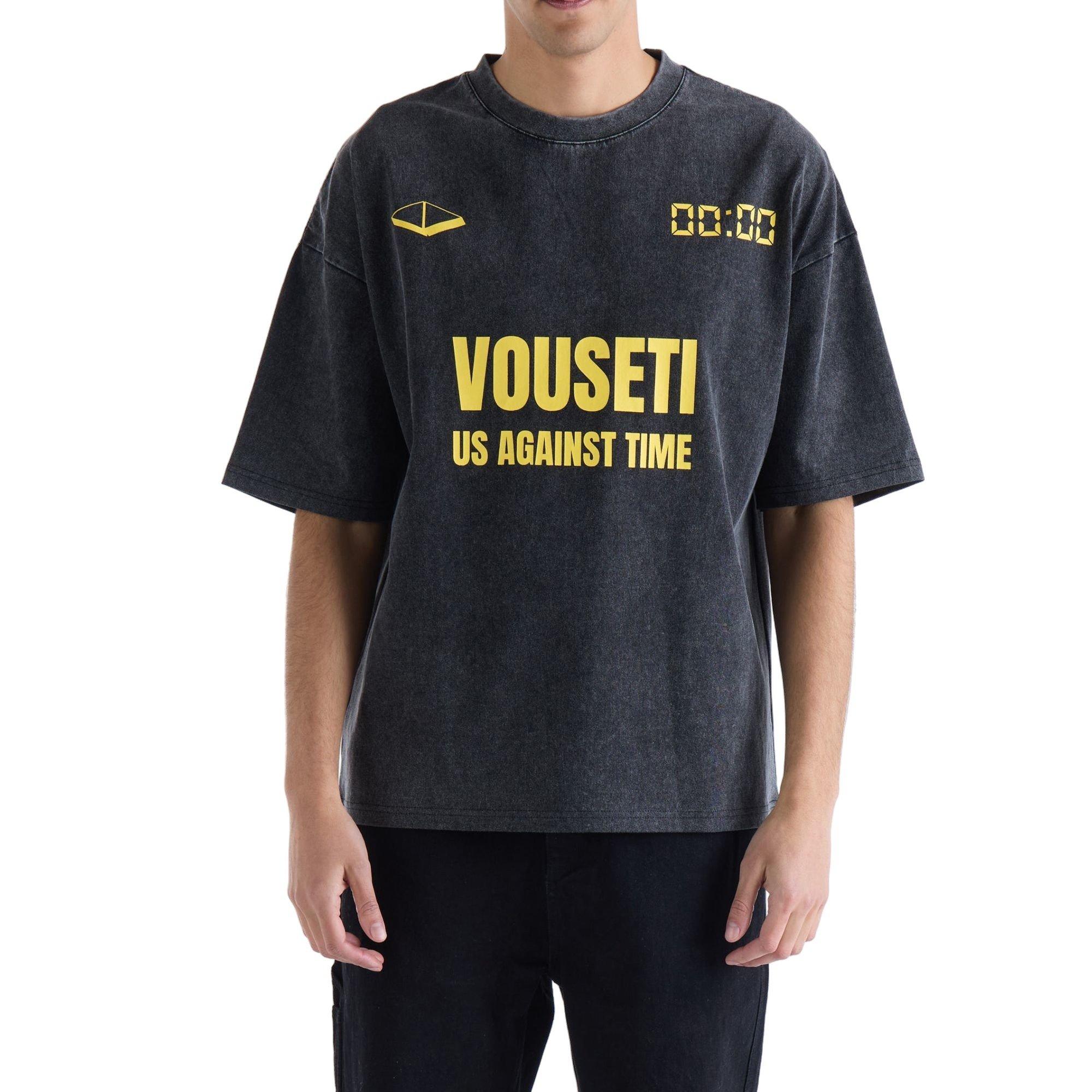 VOUSETI Men's Believe Tee - Black - BLACK Thumbnail View 1