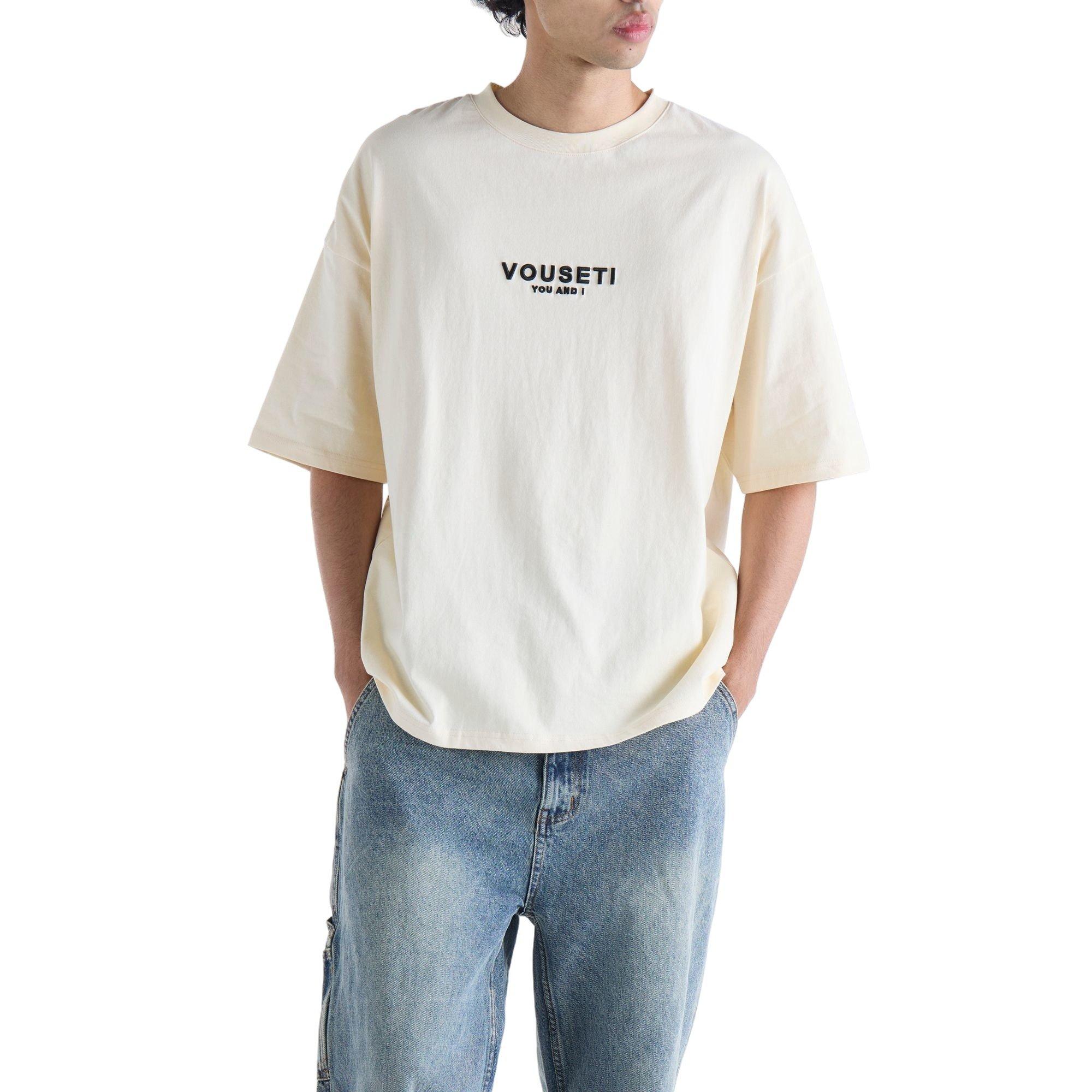 VOUSETI Men's OG Tee - Natural - CREAM Thumbnail View 5