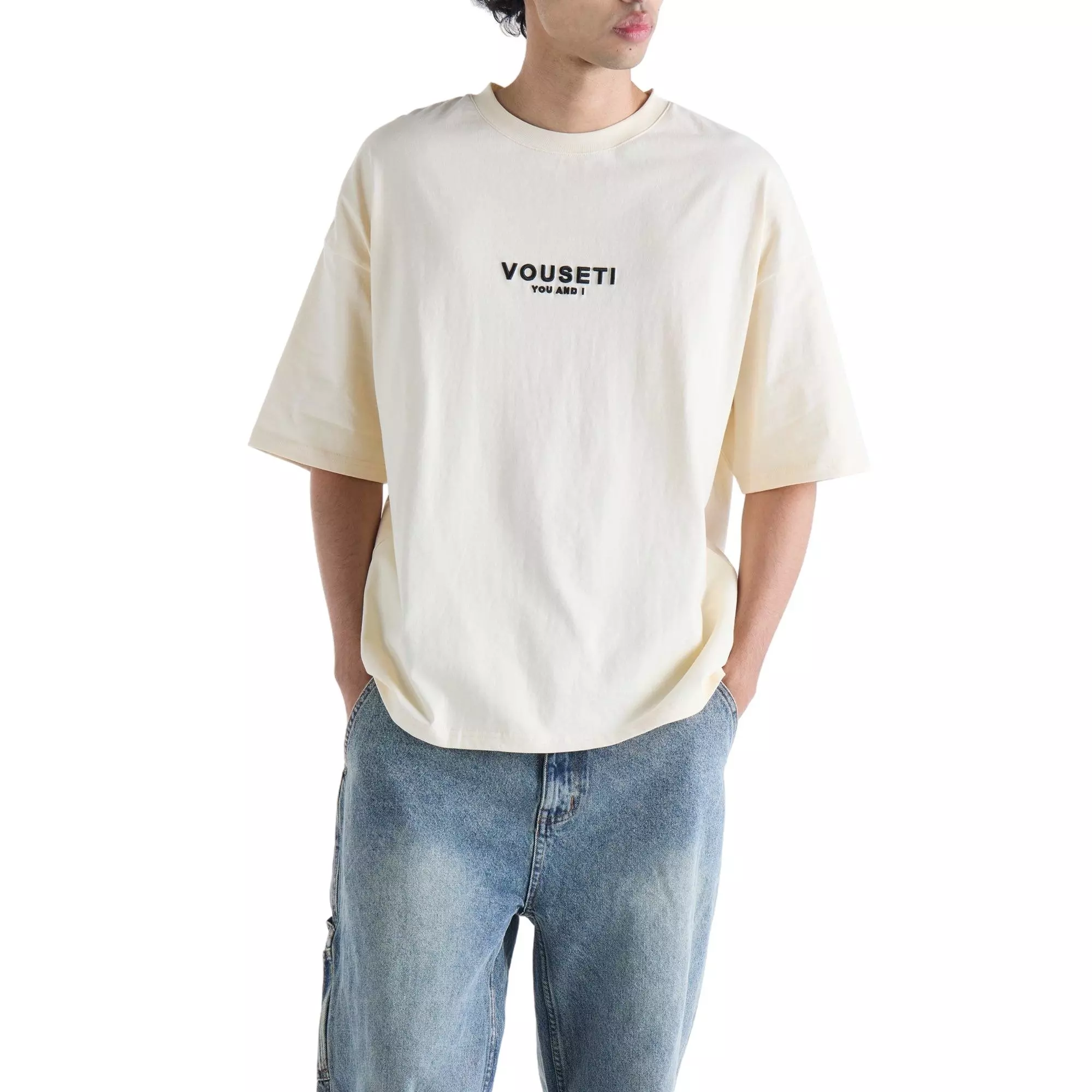 VOUSETI Men's OG Tee - Natural - CREAM