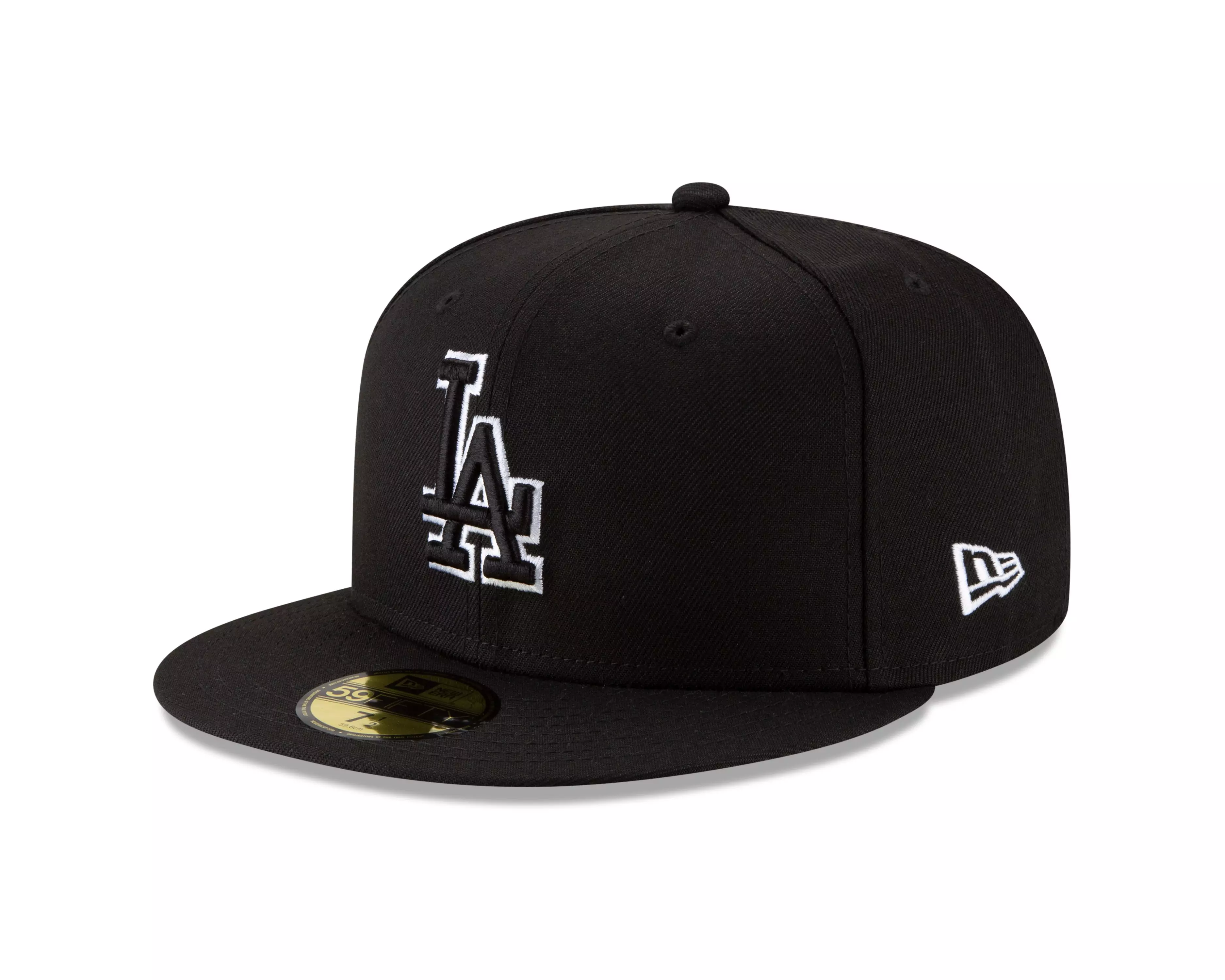 New Era Los Angeles Dodgers 59FIFTY Fresh Pack Fitted Hat-Black/White - BLACK/WHITE