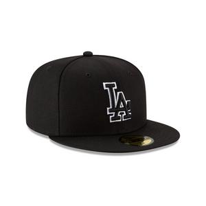 New Era Los Angeles Dodgers 59FIFTY Fresh Pack Fitted Hat-Black/White