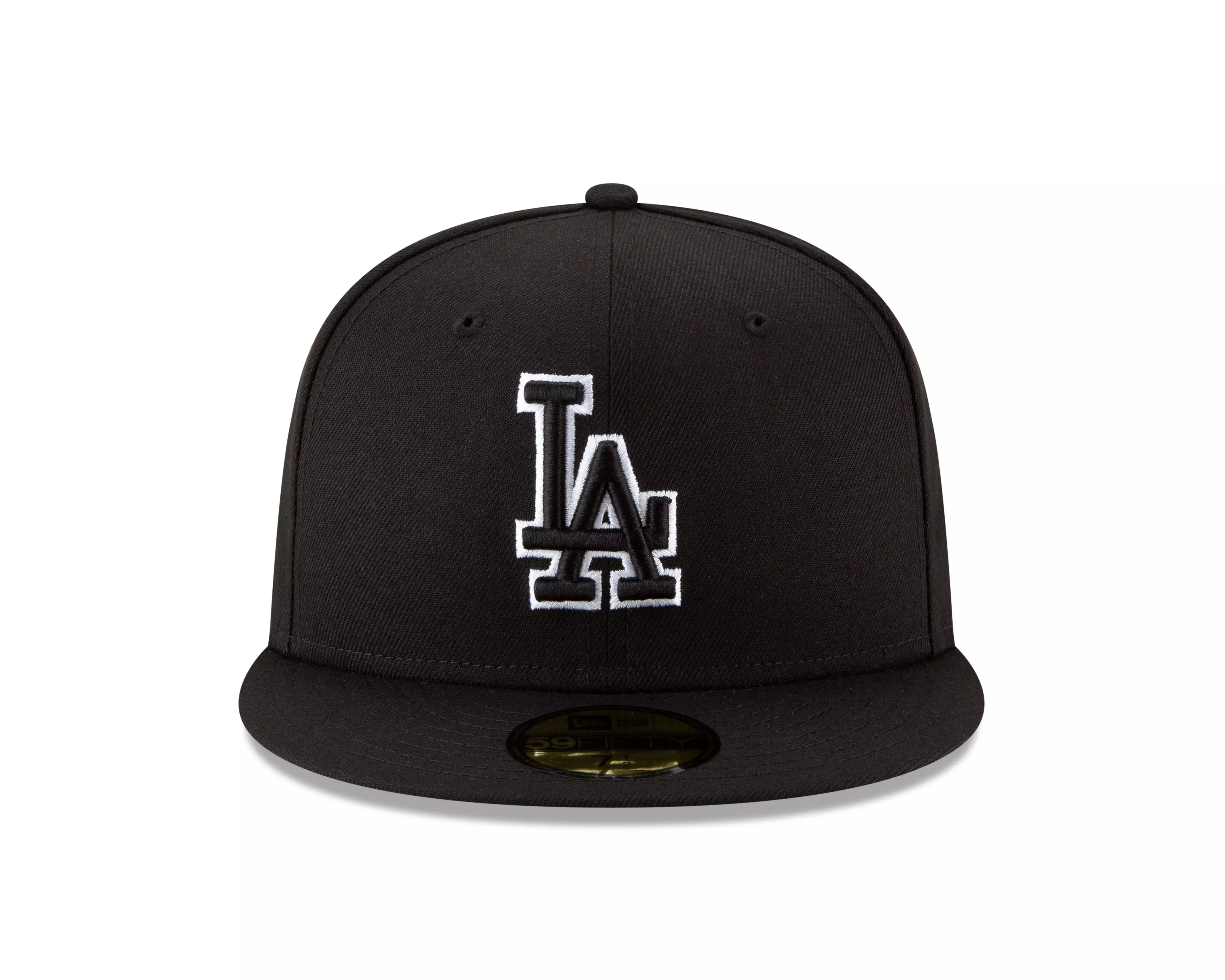 New Era Los Angeles Dodgers 59FIFTY Fresh Pack Fitted Hat-Black/White - BLACK/WHITE